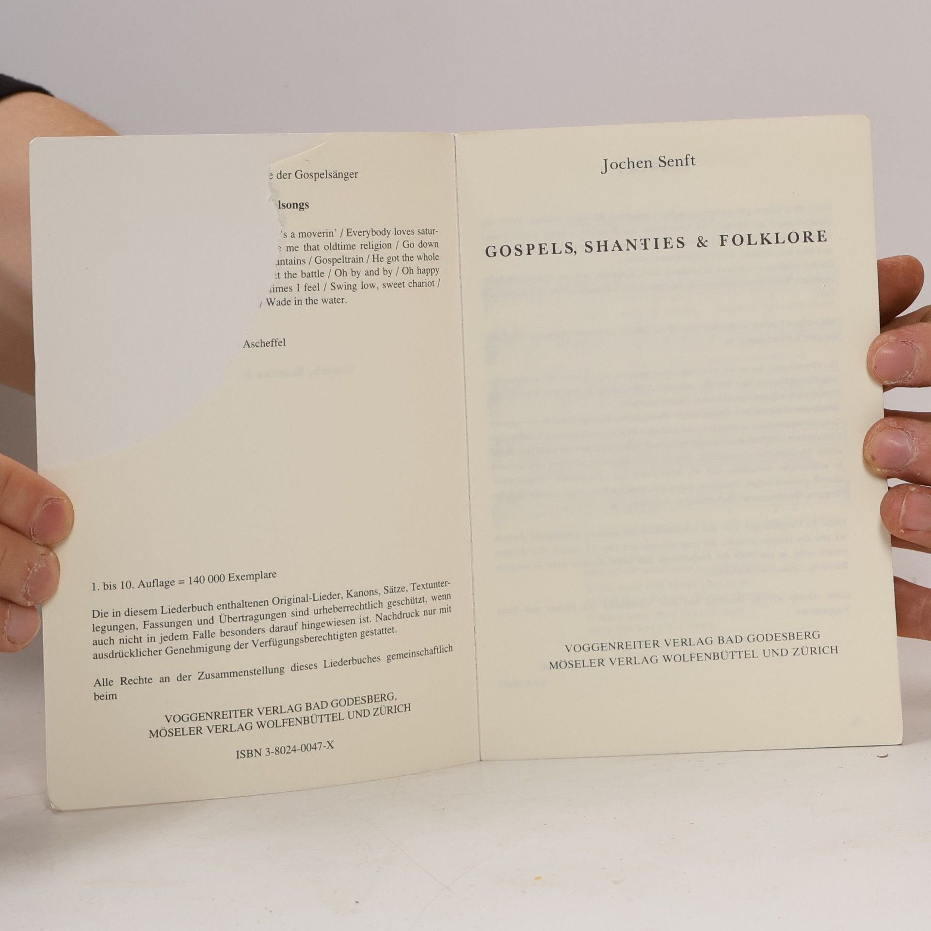 Jochen Senft Gospels, Shanties und Folklore