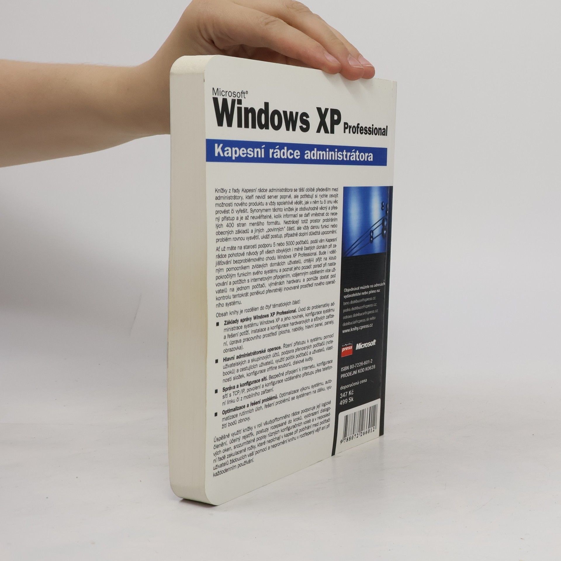 William Robert Stanek Microsoft Windows XP Professional: Kapesní rádce administrátora