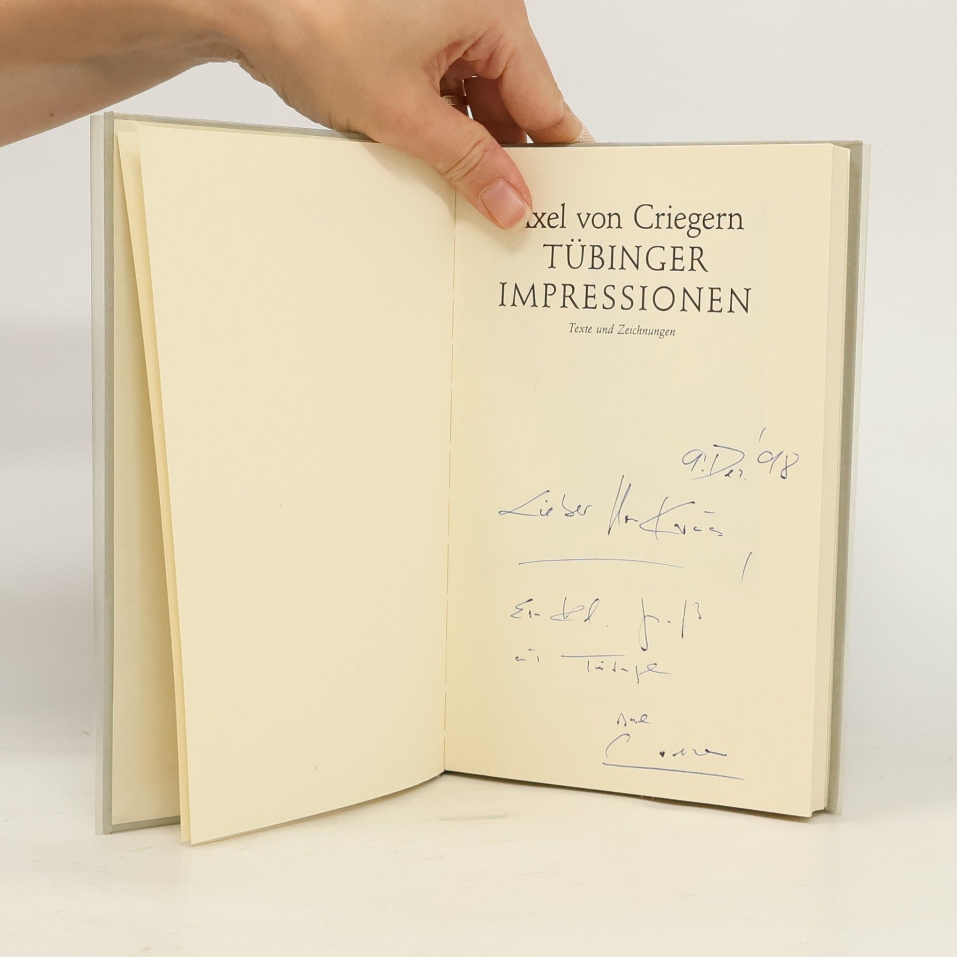 Axel von Criegern Tübinger Impressionen