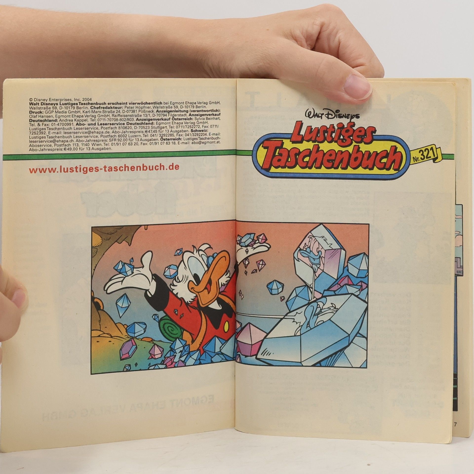 Walt Disney Lustiges Taschenbuch 321. Diamantenfieber