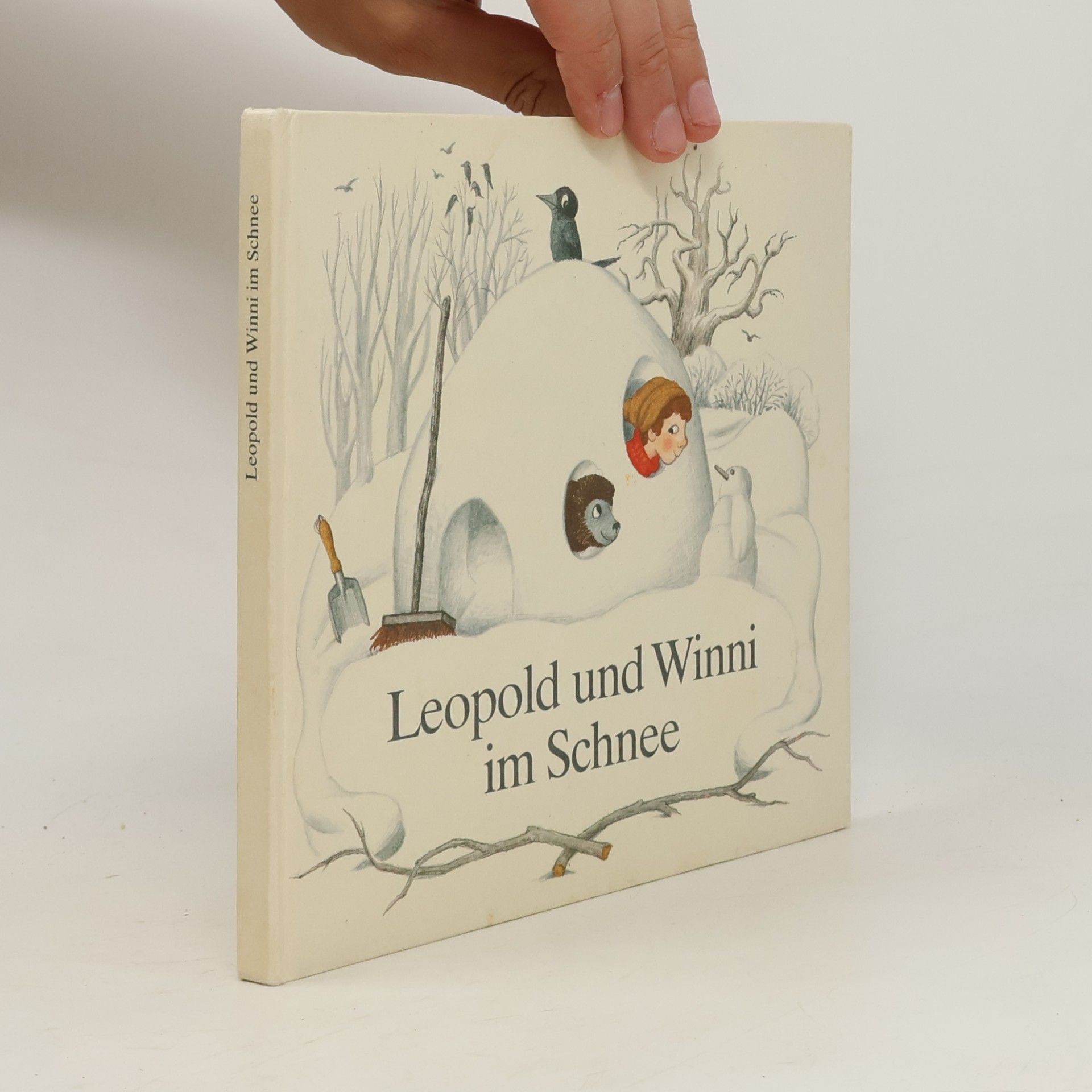 Inge Feustel Leopold und Winni im Schnee