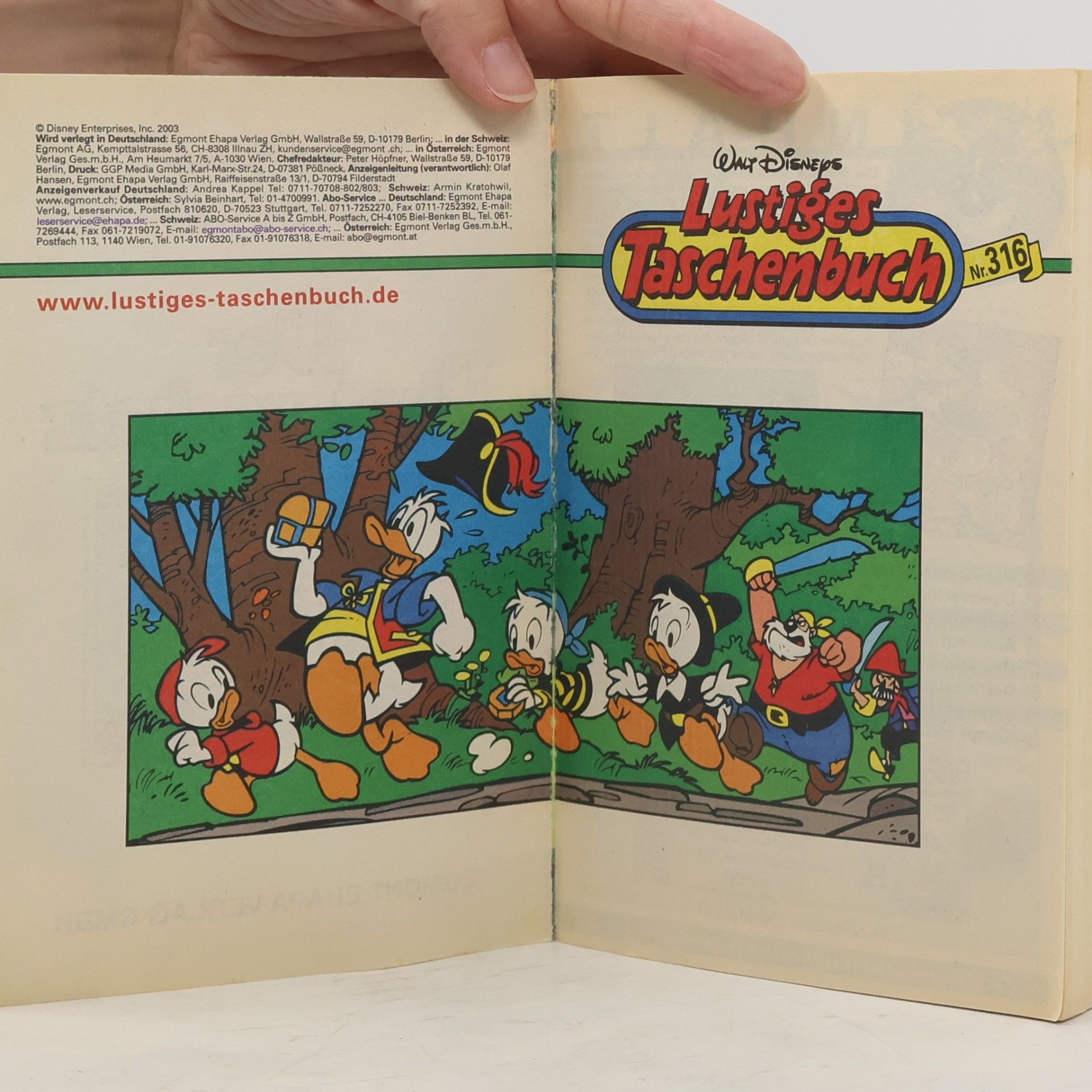 Walt Disney Lustiges Taschenbuch 316. Der Piratenschatz