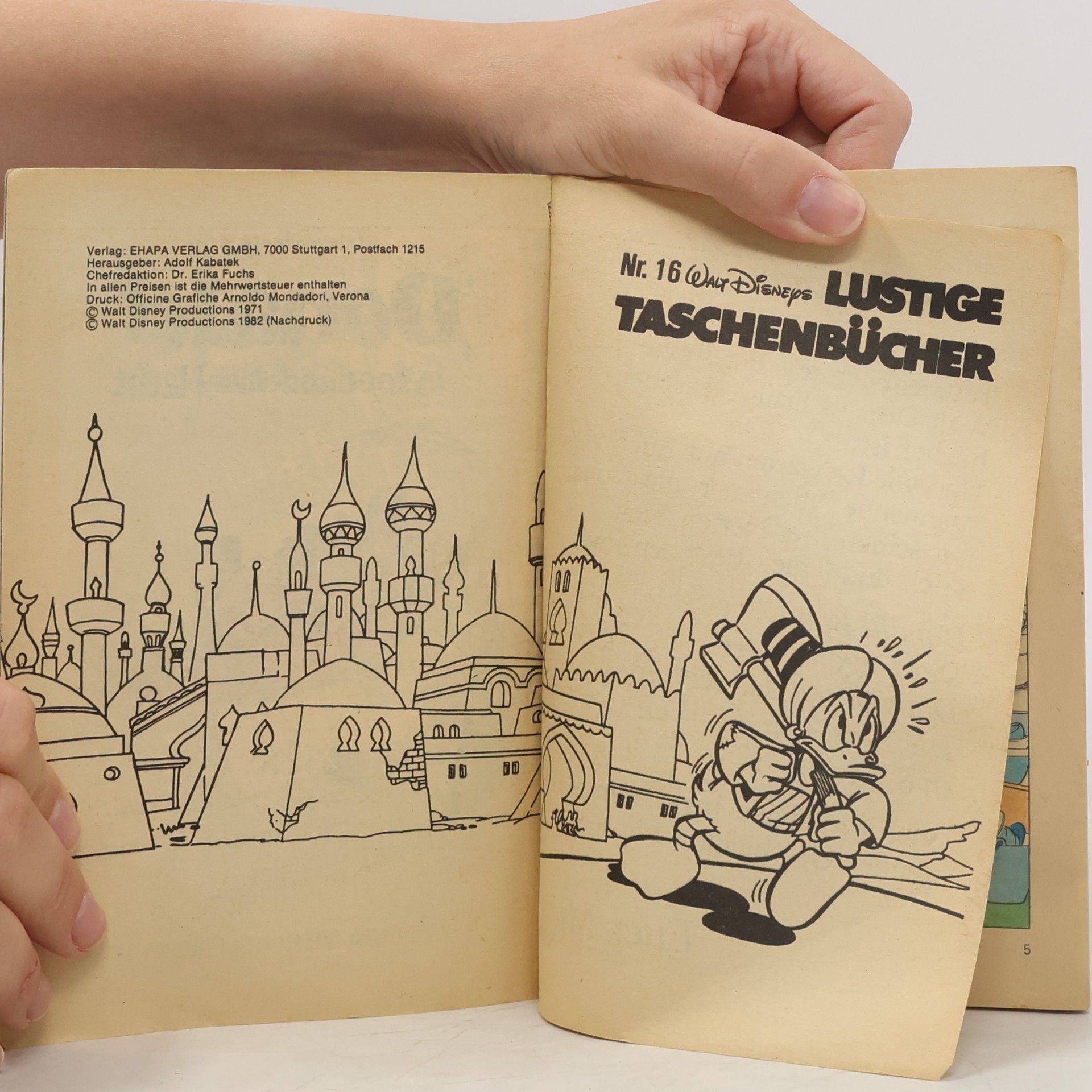Walt Disney Donald in 1000 und einer Nacht