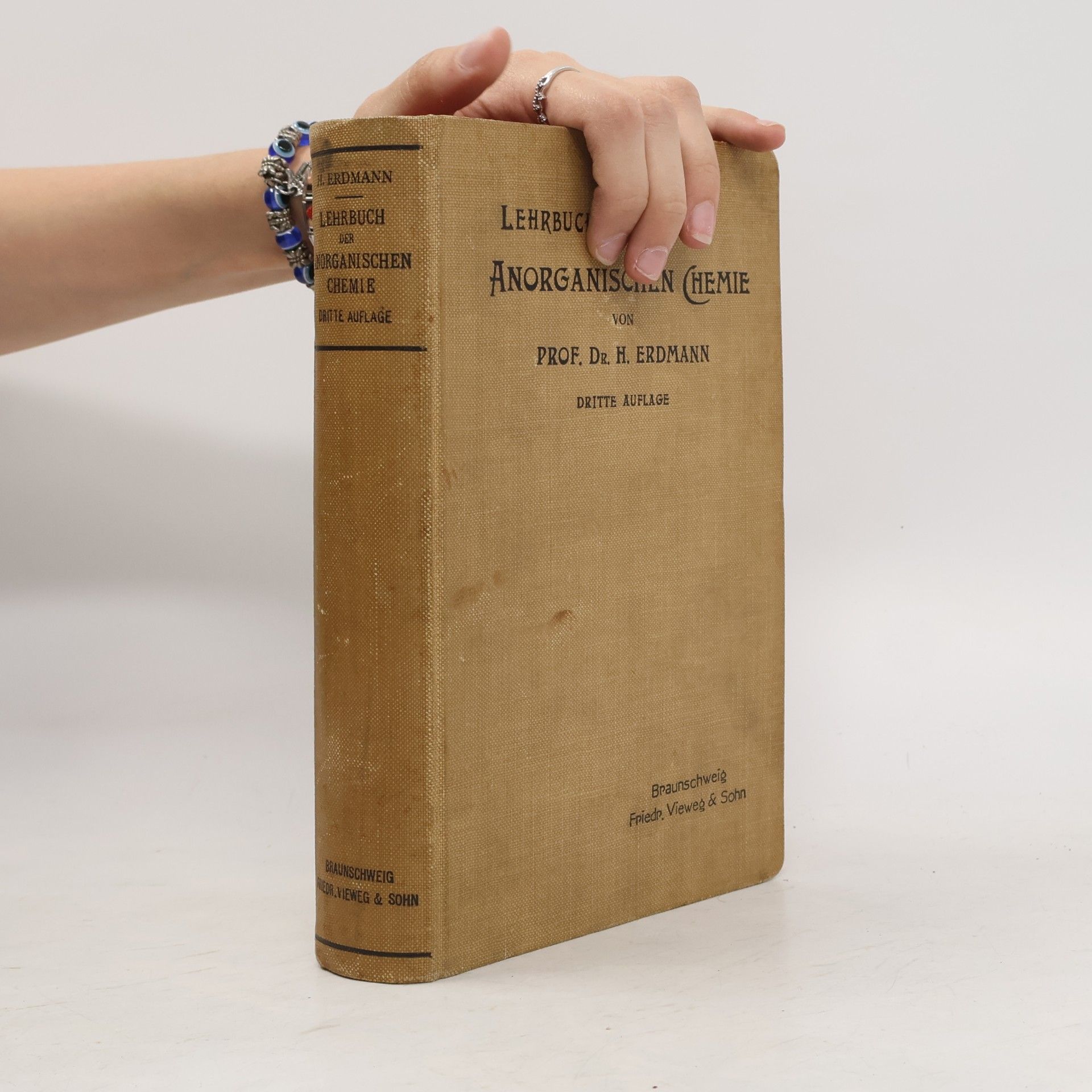 H. Erdmann Lehrbuch der Anorganischen Chemie