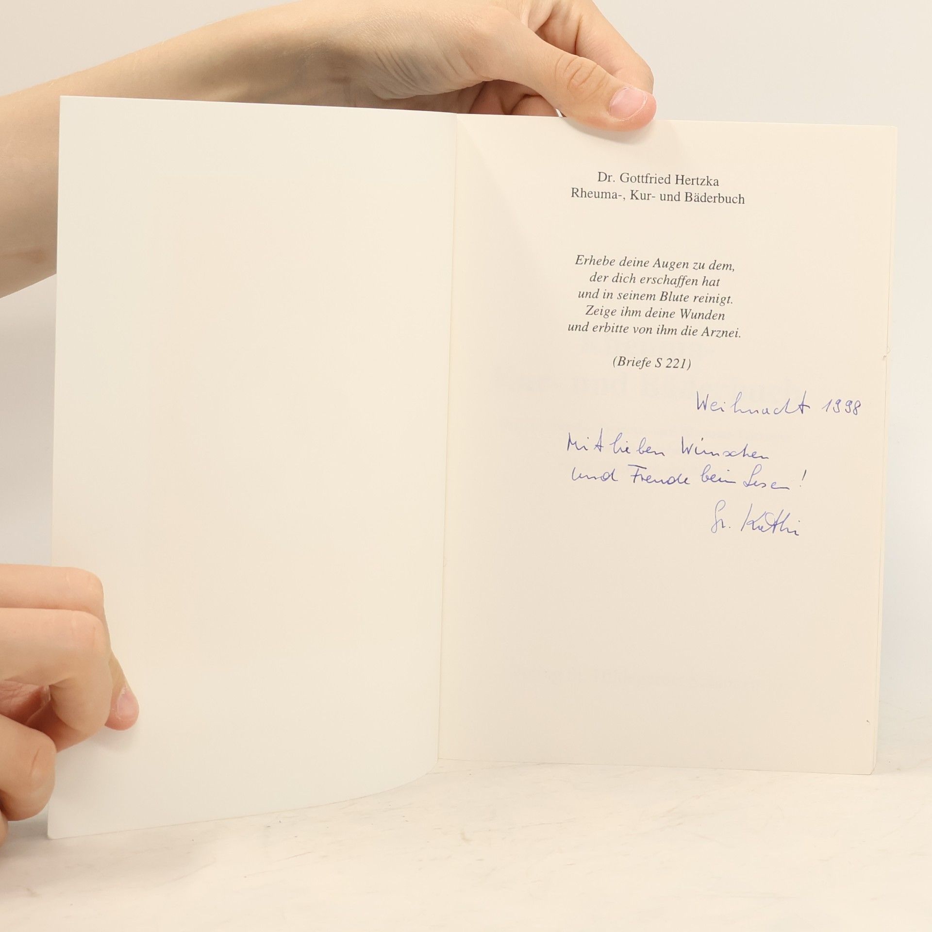 Gottfried Hertzka Rheuma-, Kur- und Bäderbuch