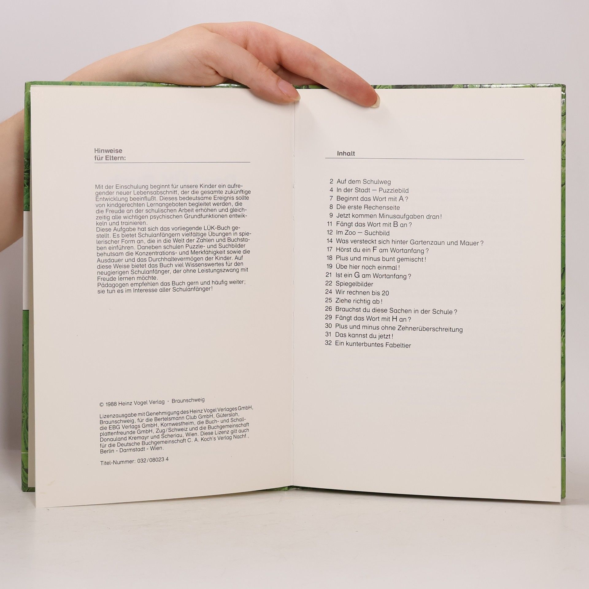 Autorenkollektiv Das LÜK-Buch für Schulanfänger