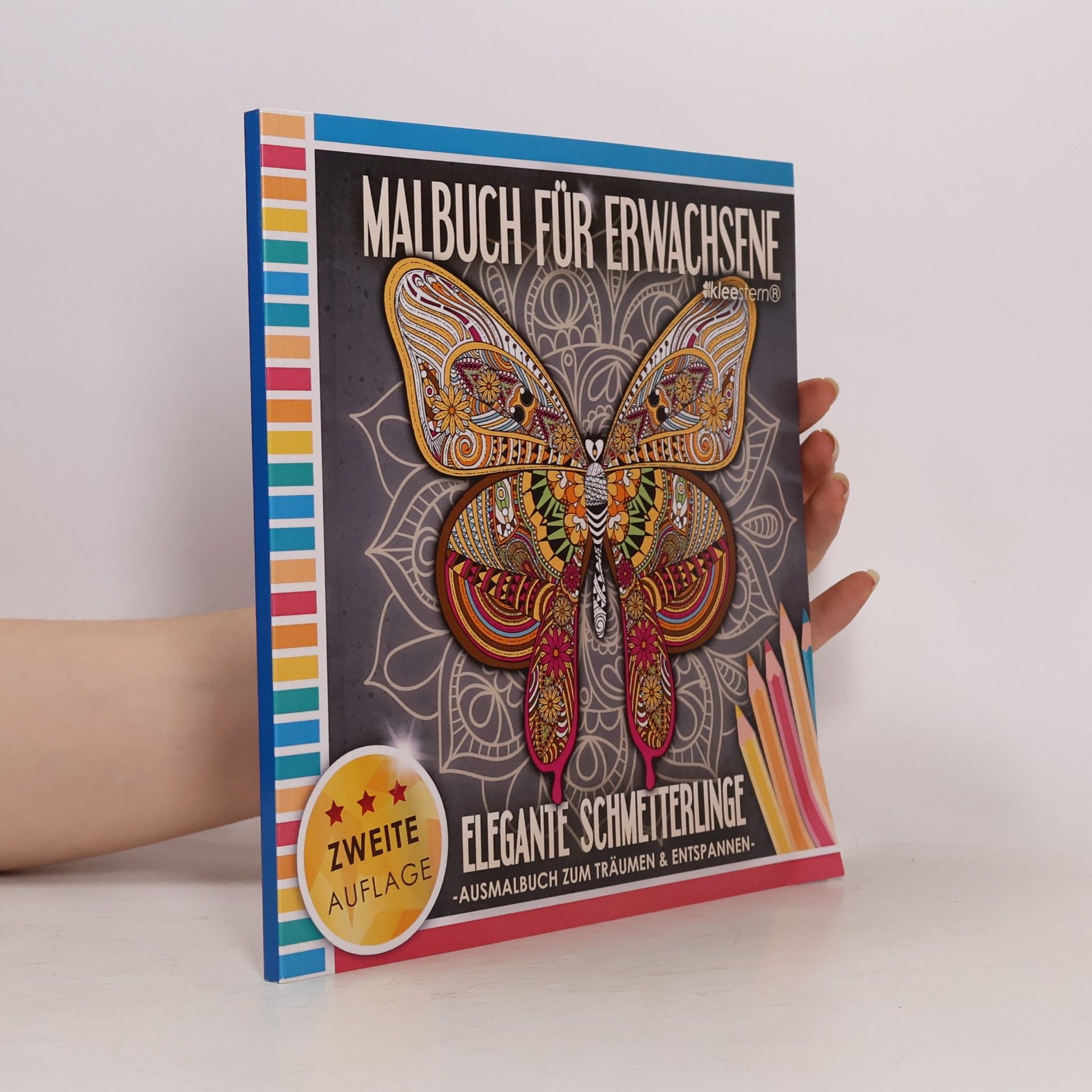 Malbuch für Erwachsene: Elegante Schmetterlinge