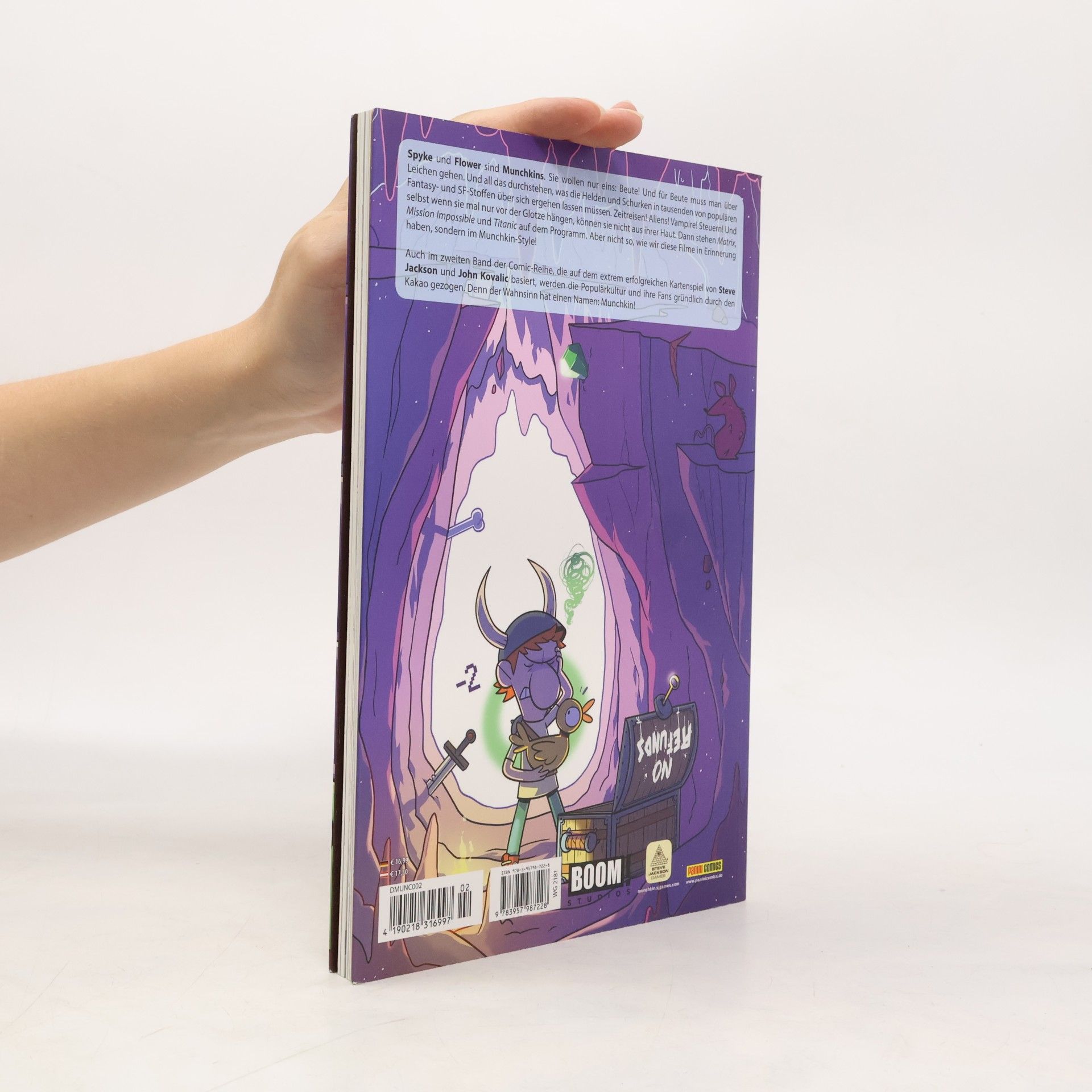Tom Sidell Munchkin 02: Der offizielle Comic zum Kult-Kartnespiel von Pegasus