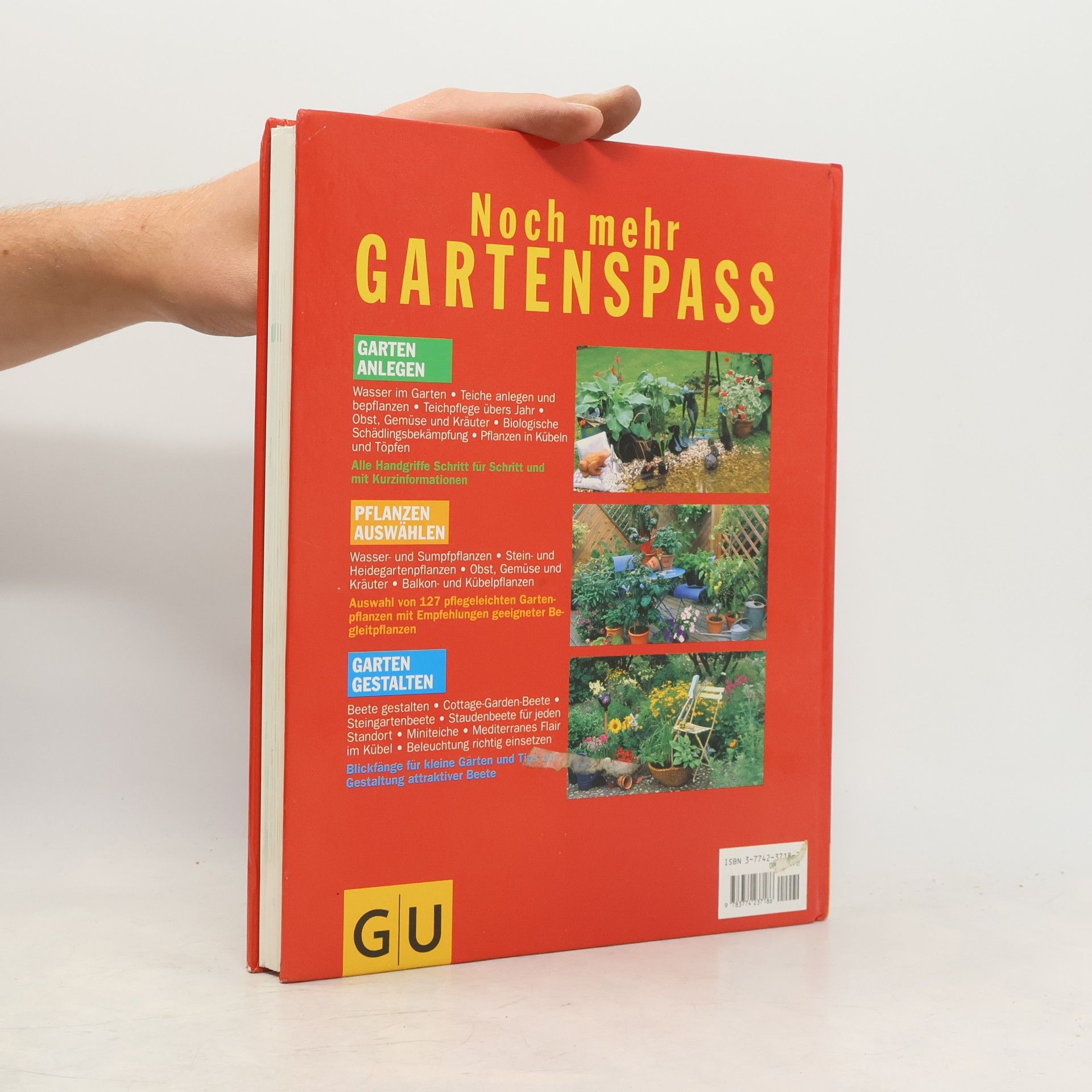Wolfgang Hensel Noch mehr Gartenspaß ... mit Wasser im Garten, ... mit Kübelpflanzen, ... mit Obst, Gemüse und Kräutern