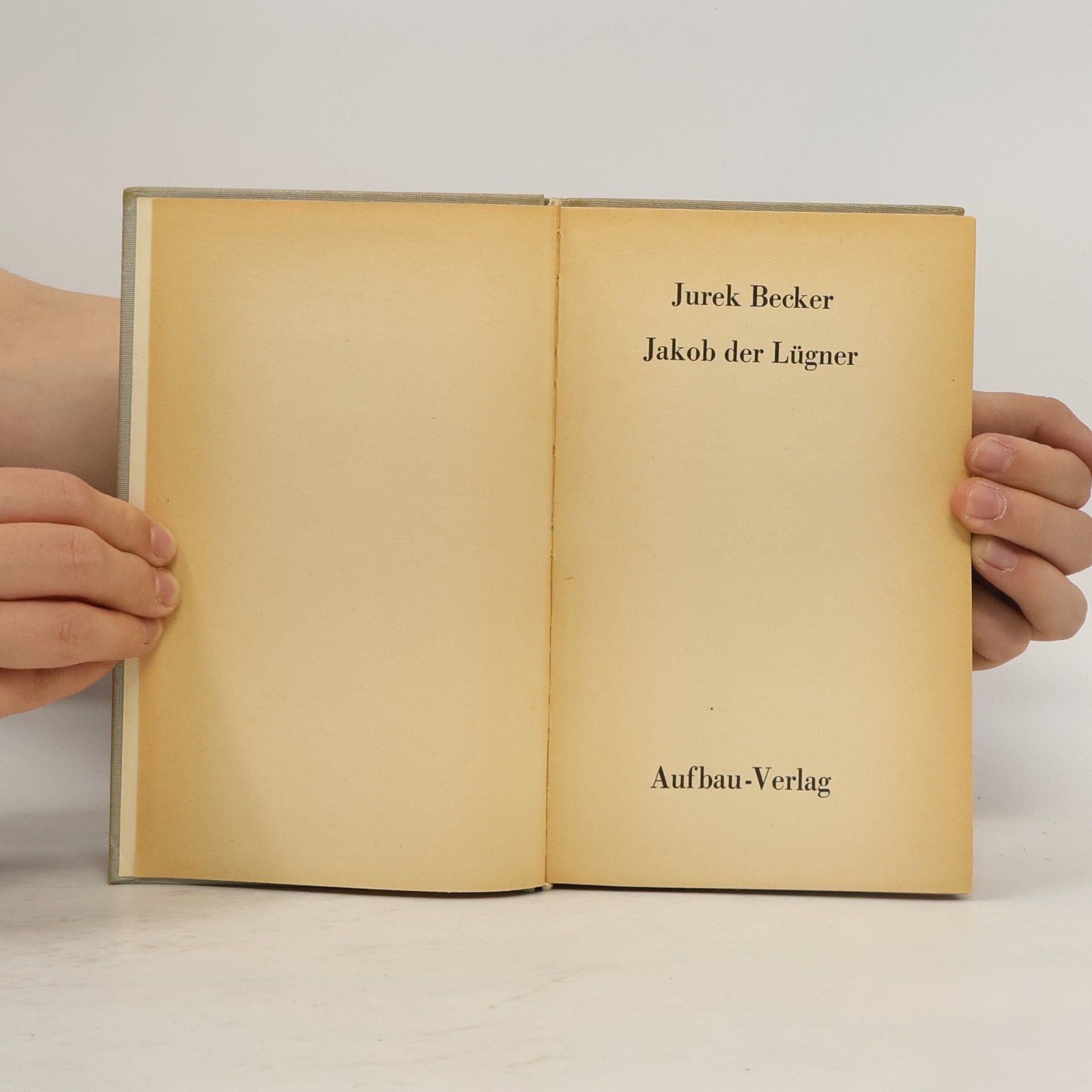 Jurek Becker Jakob der Lügner