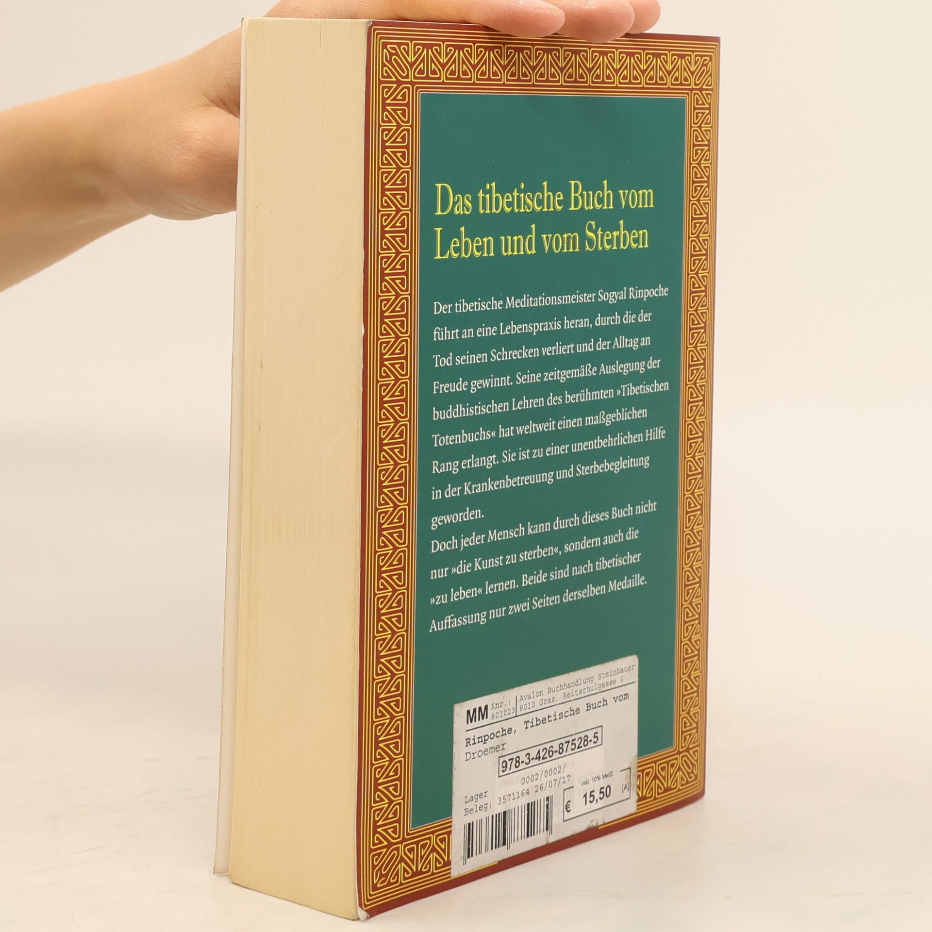 Sogyal Rinpoche Das tibetische Buch vom Leben und vom Sterben