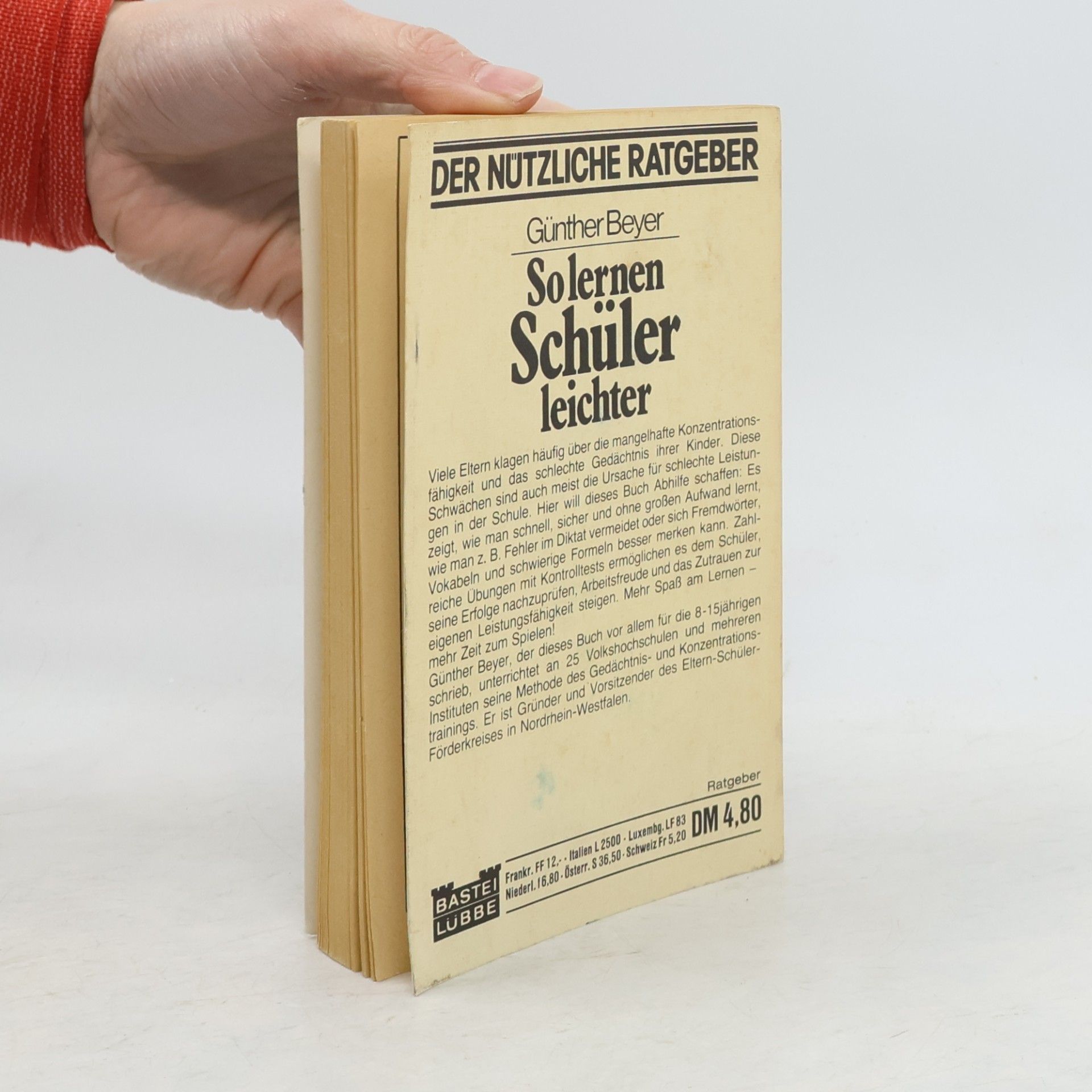 Günther Beyer So lernen Schüler leichter
