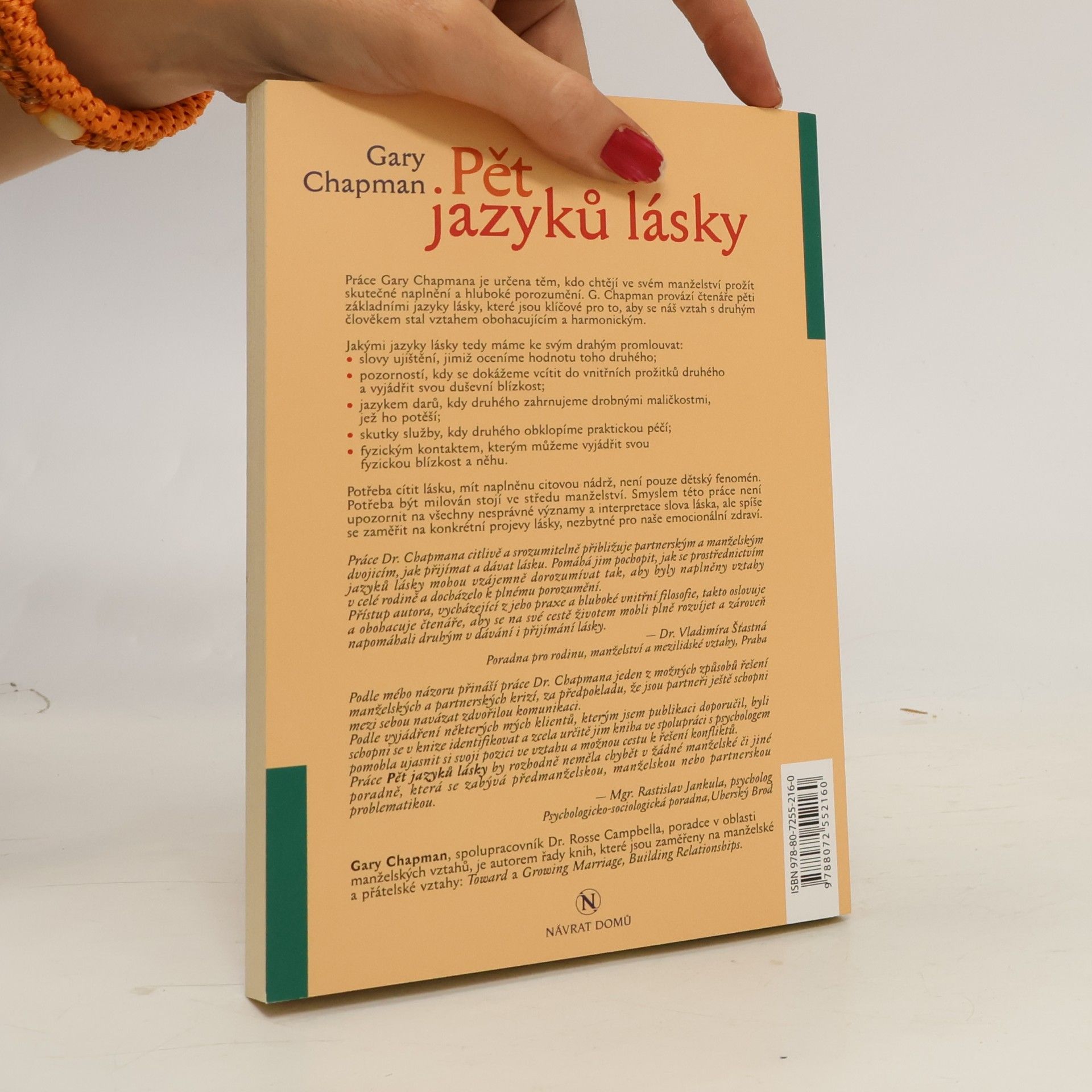 Gary Chapman Pět jazyků lásky