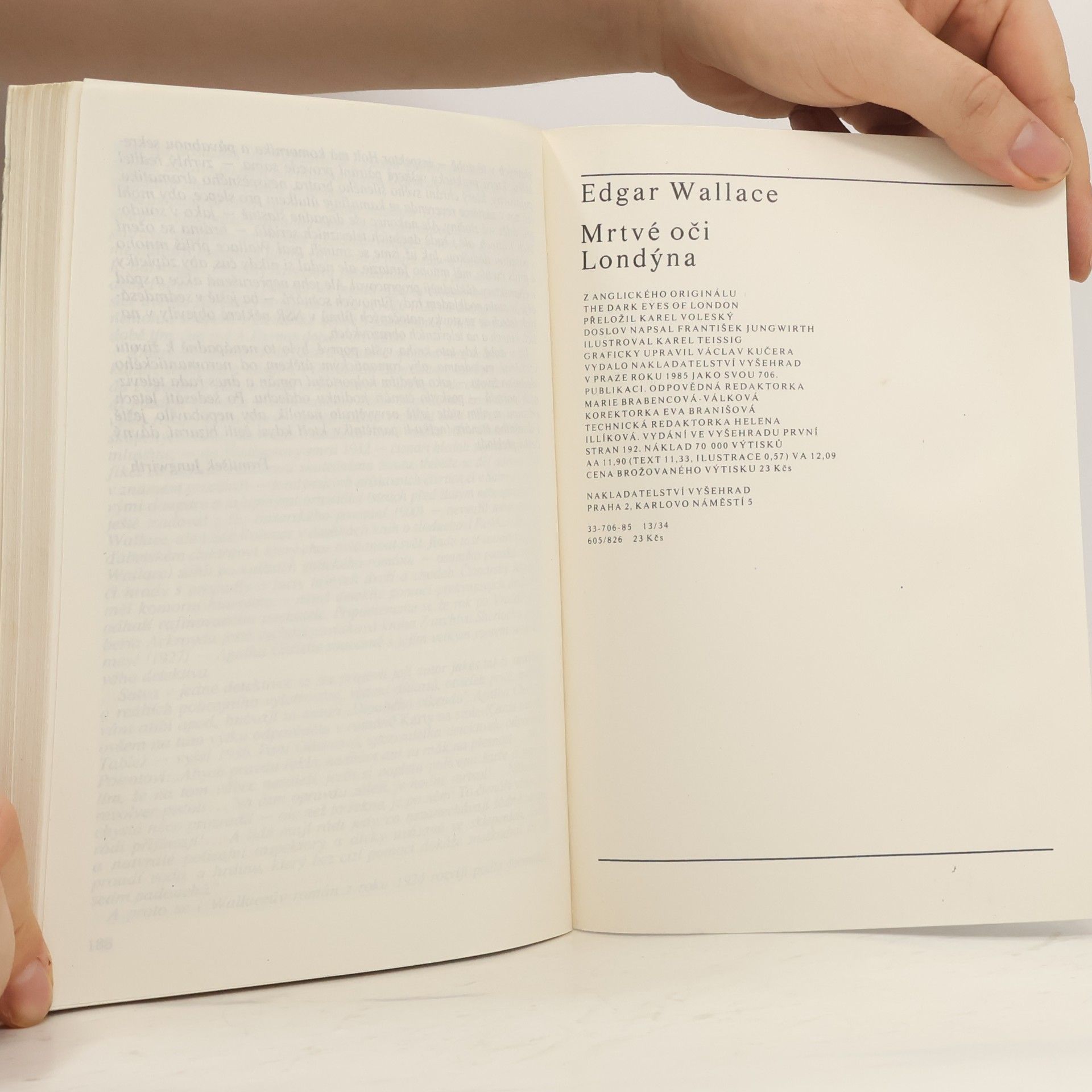 Edgar Wallace Mrtvé oči Londýna