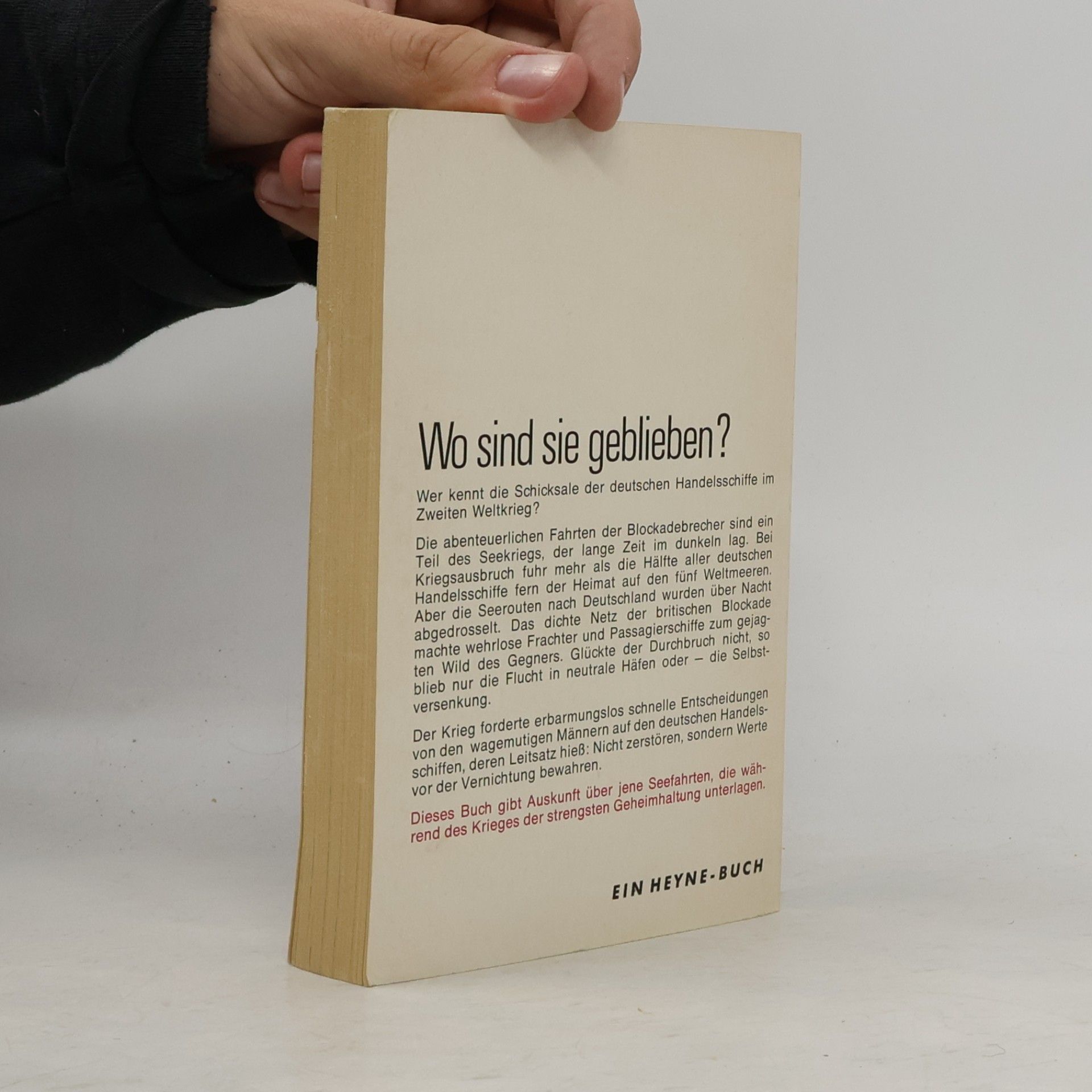 Jochen Brennecke Schwarze Schiffe, weite See