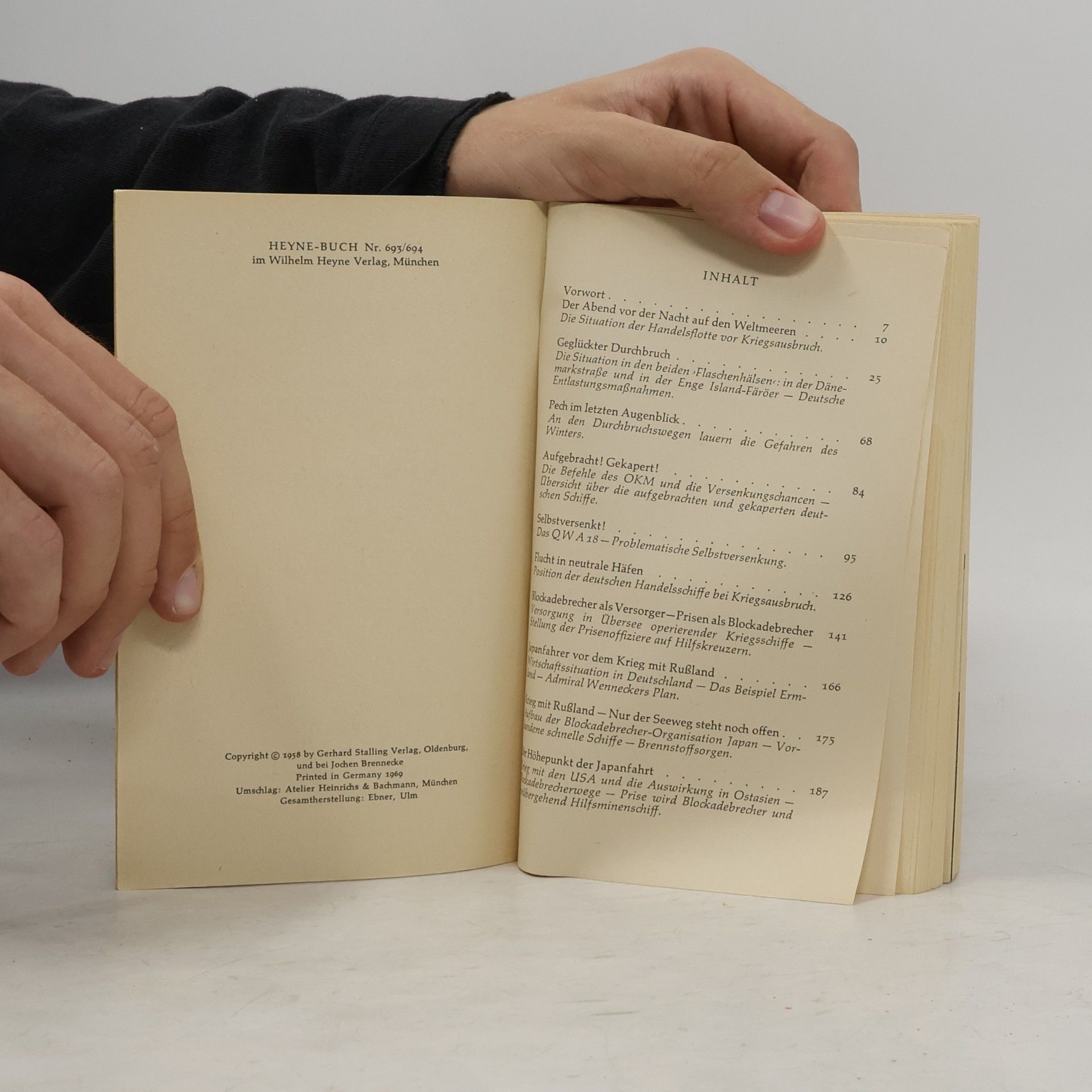 Jochen Brennecke Schwarze Schiffe, weite See