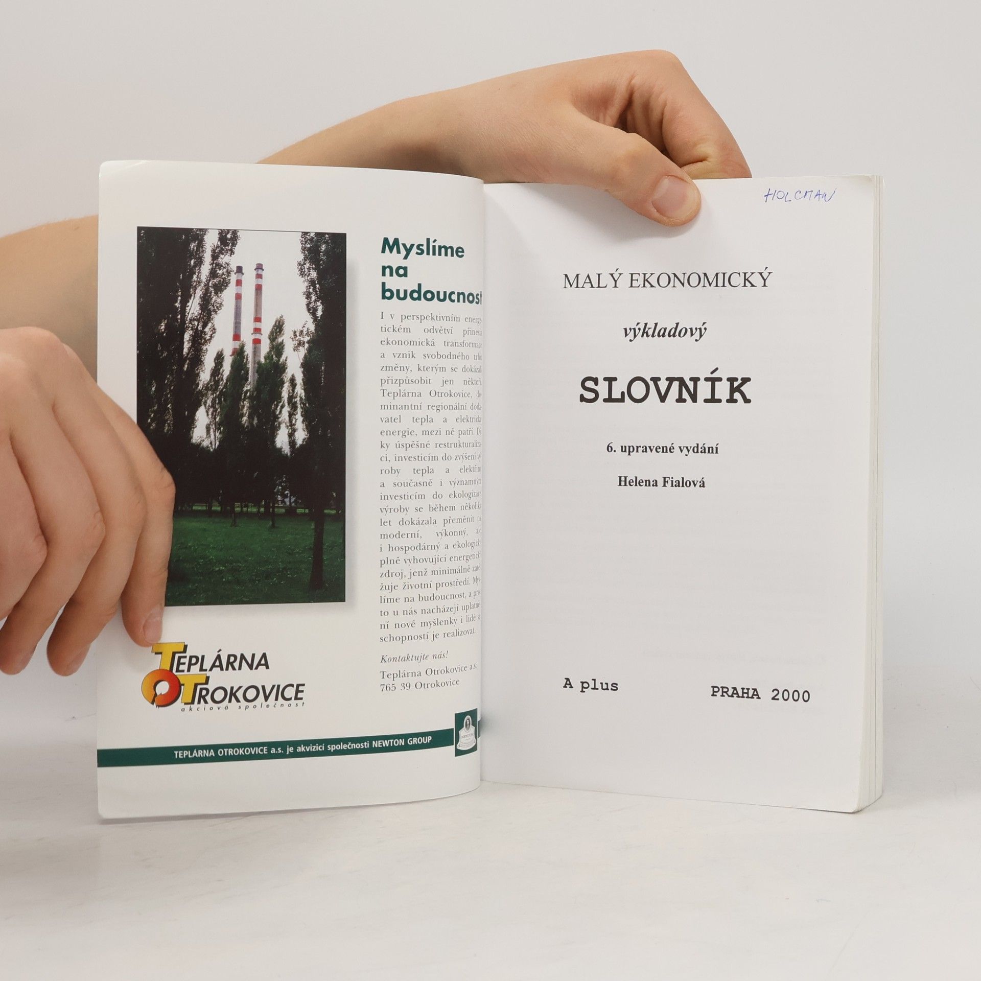 Helena Fialová Malý ekonomický výkladový slovník