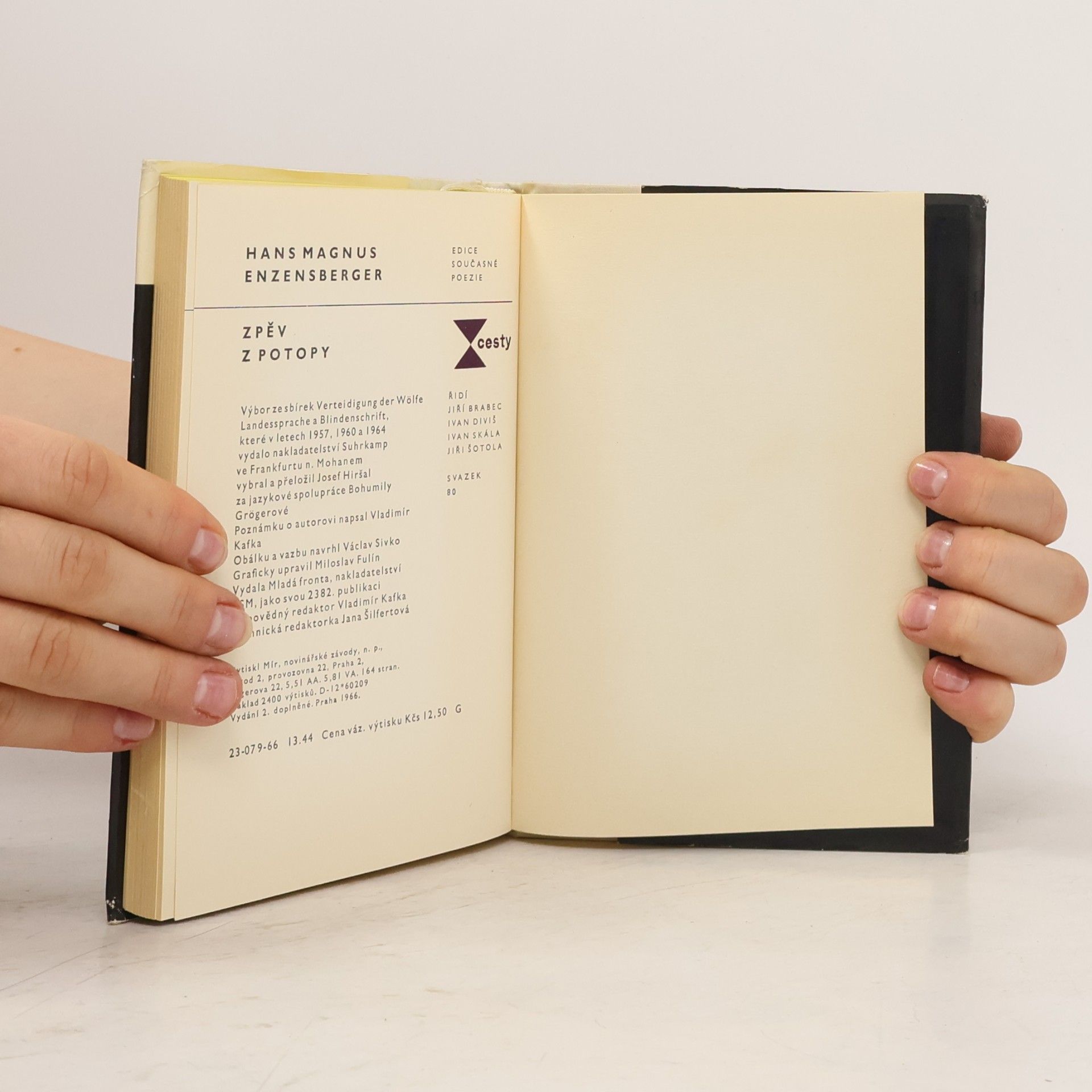 Hans Magnus Enzensberger Zpěv z potopy