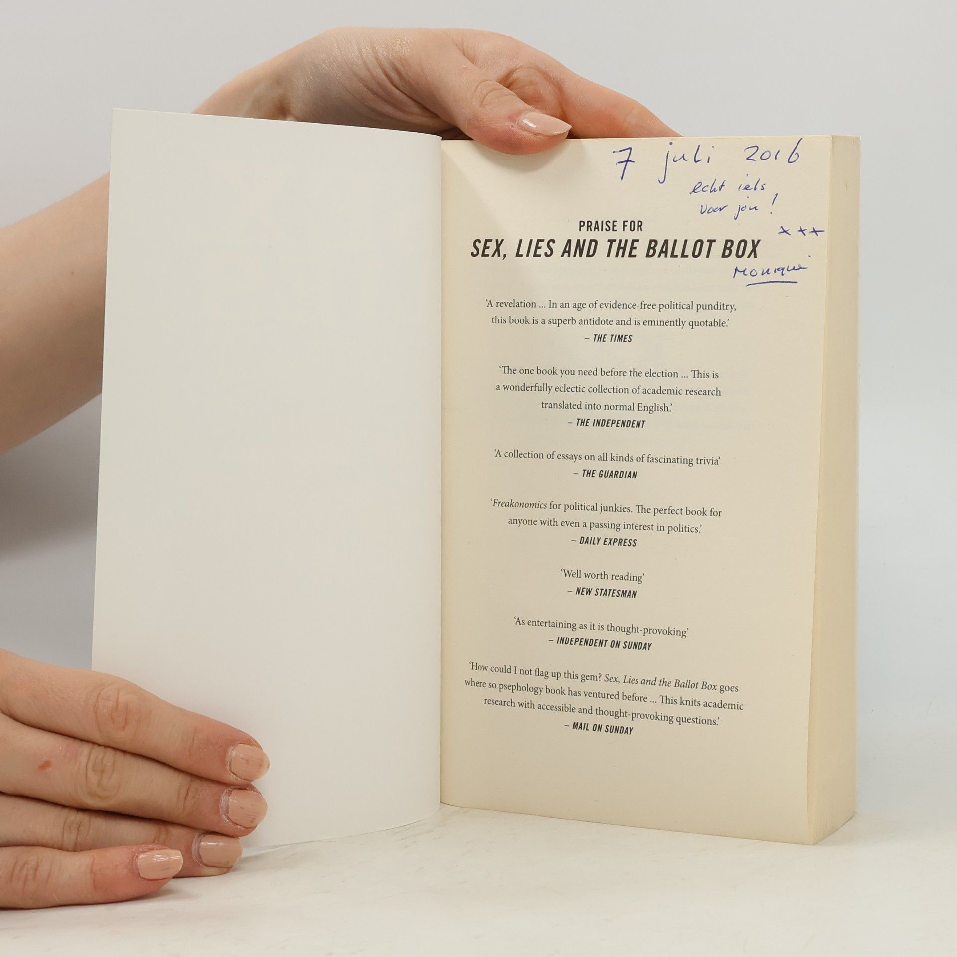 Philip Cowley Sex, Lies and the Ballot Box