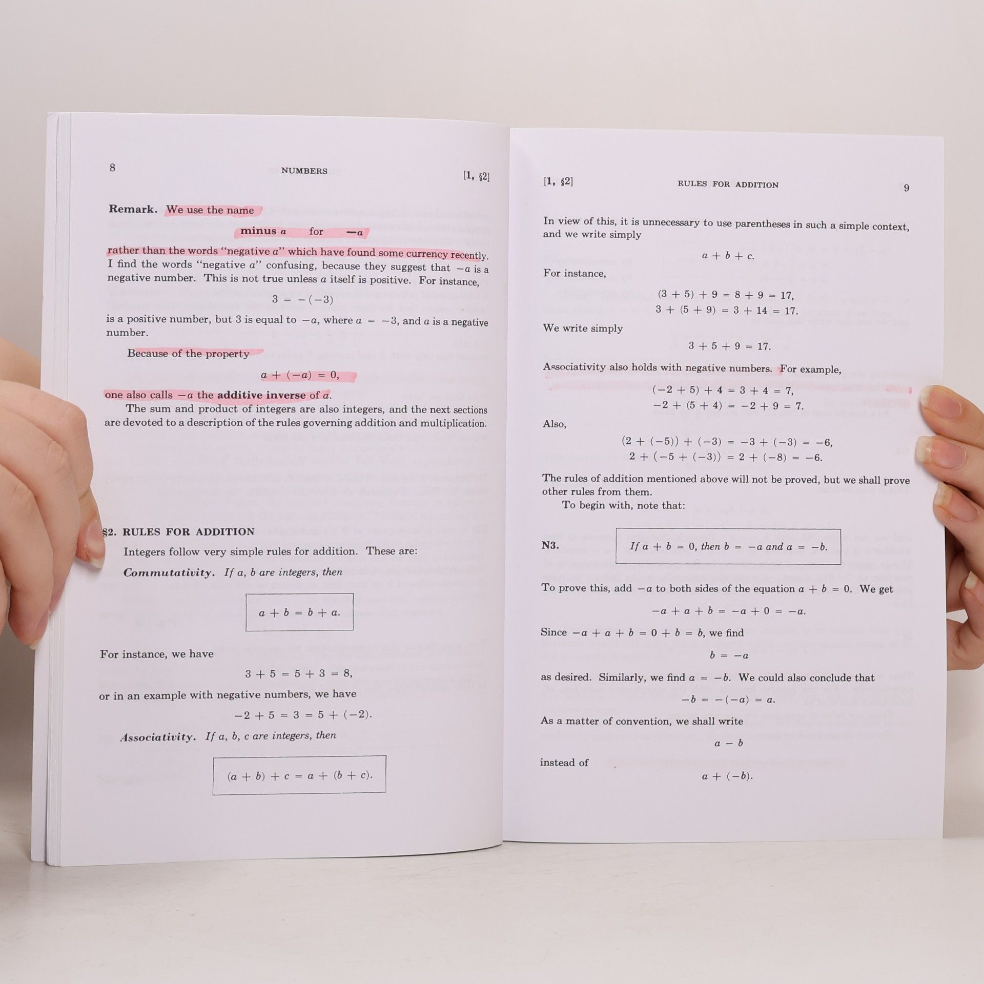 Serge Lang Basic Mathematics