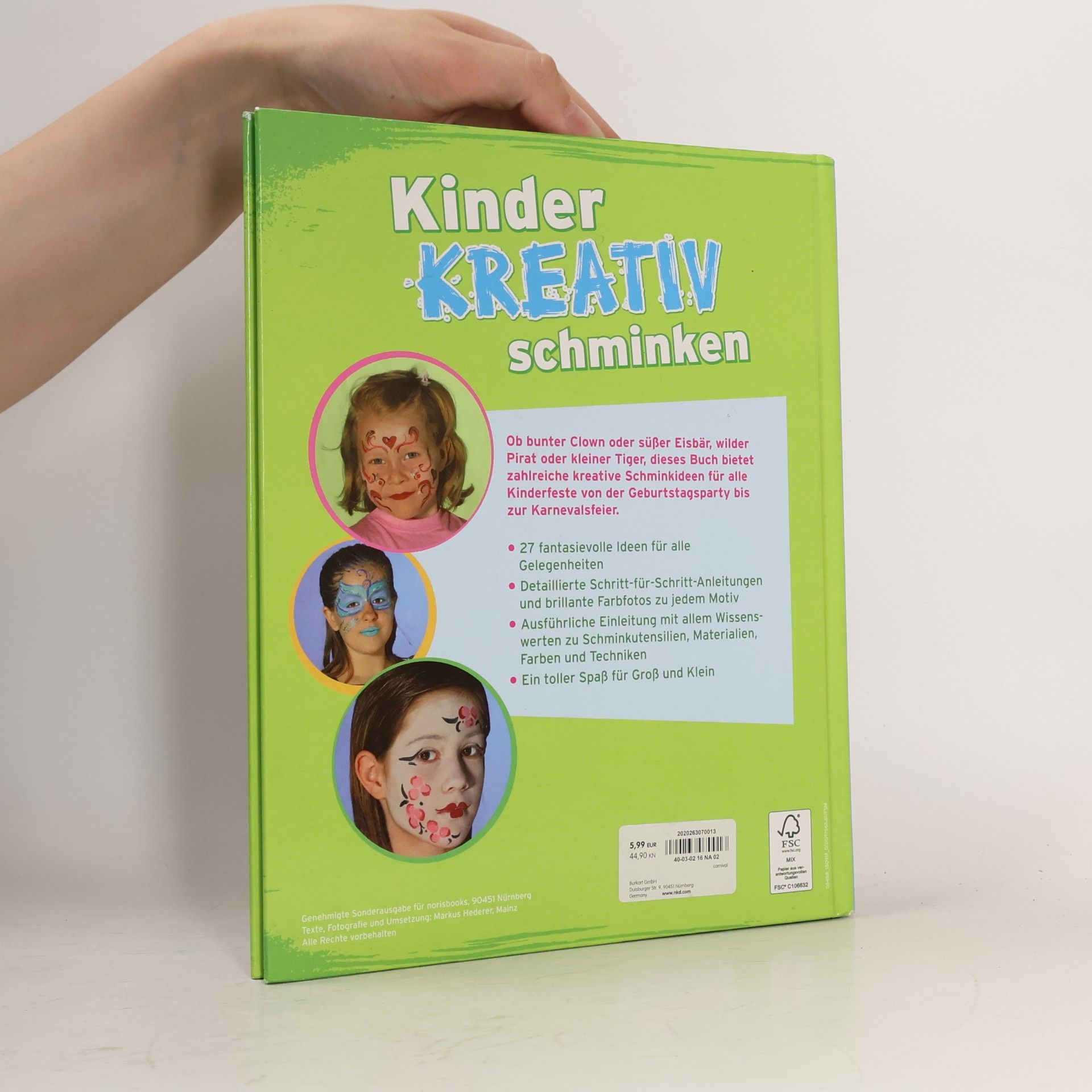 Autorenkollektiv Kinder kreativ schminken