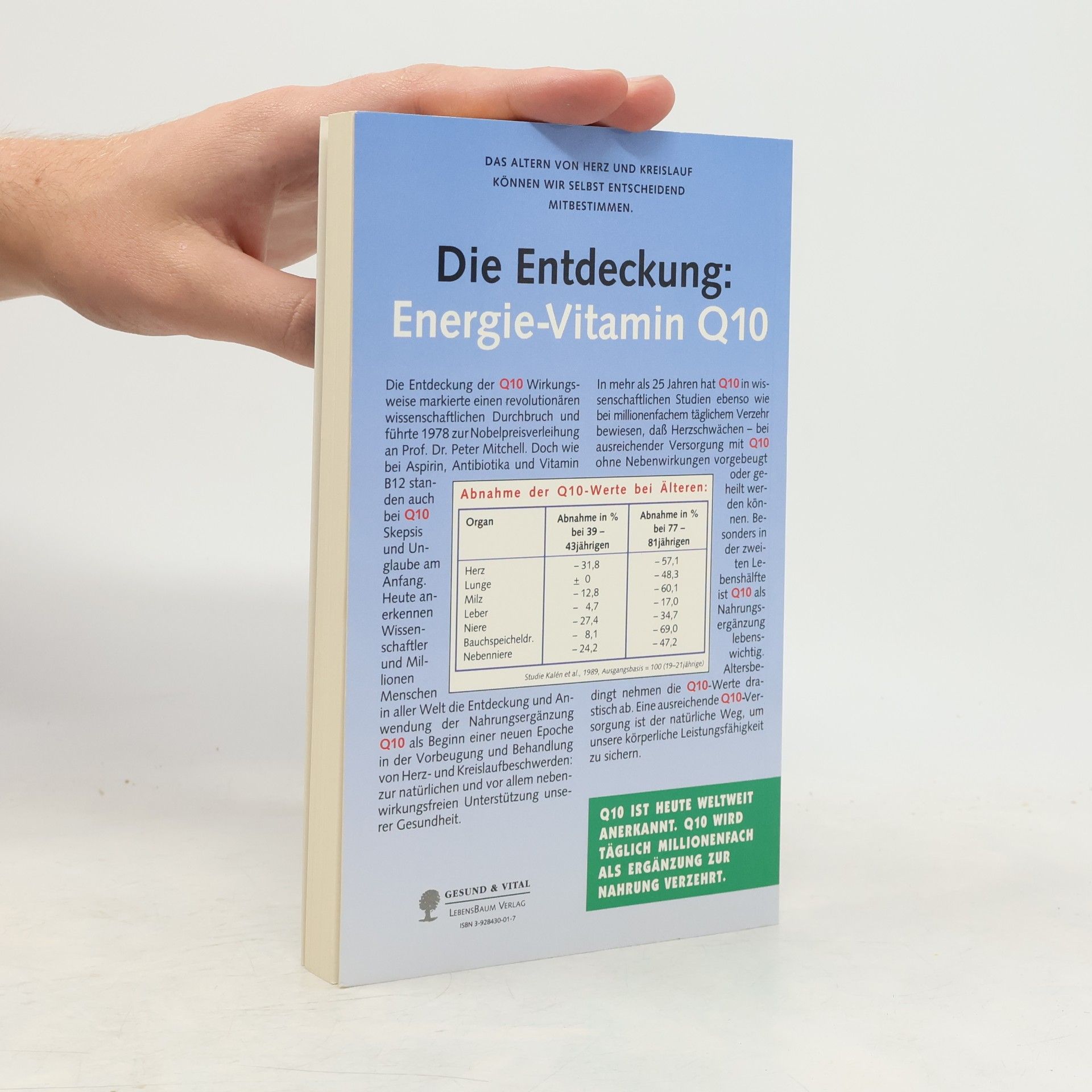 Emile G. Bliznakov Die Entdeckung: Energie-Vitamin Q 10