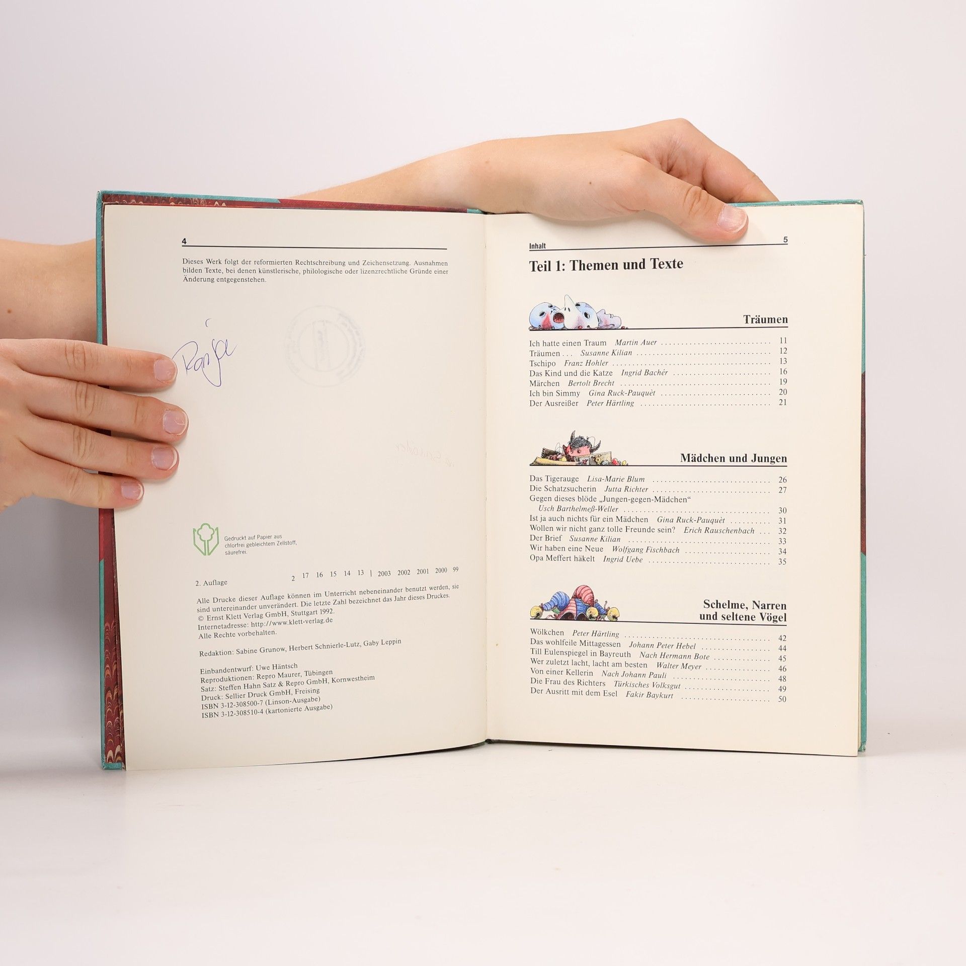 Elke Bleier Staudt Unterwegs, Lesebuch, Allgemeine Ausgabe, neue Rechtschreibung, 5. Schuljahr