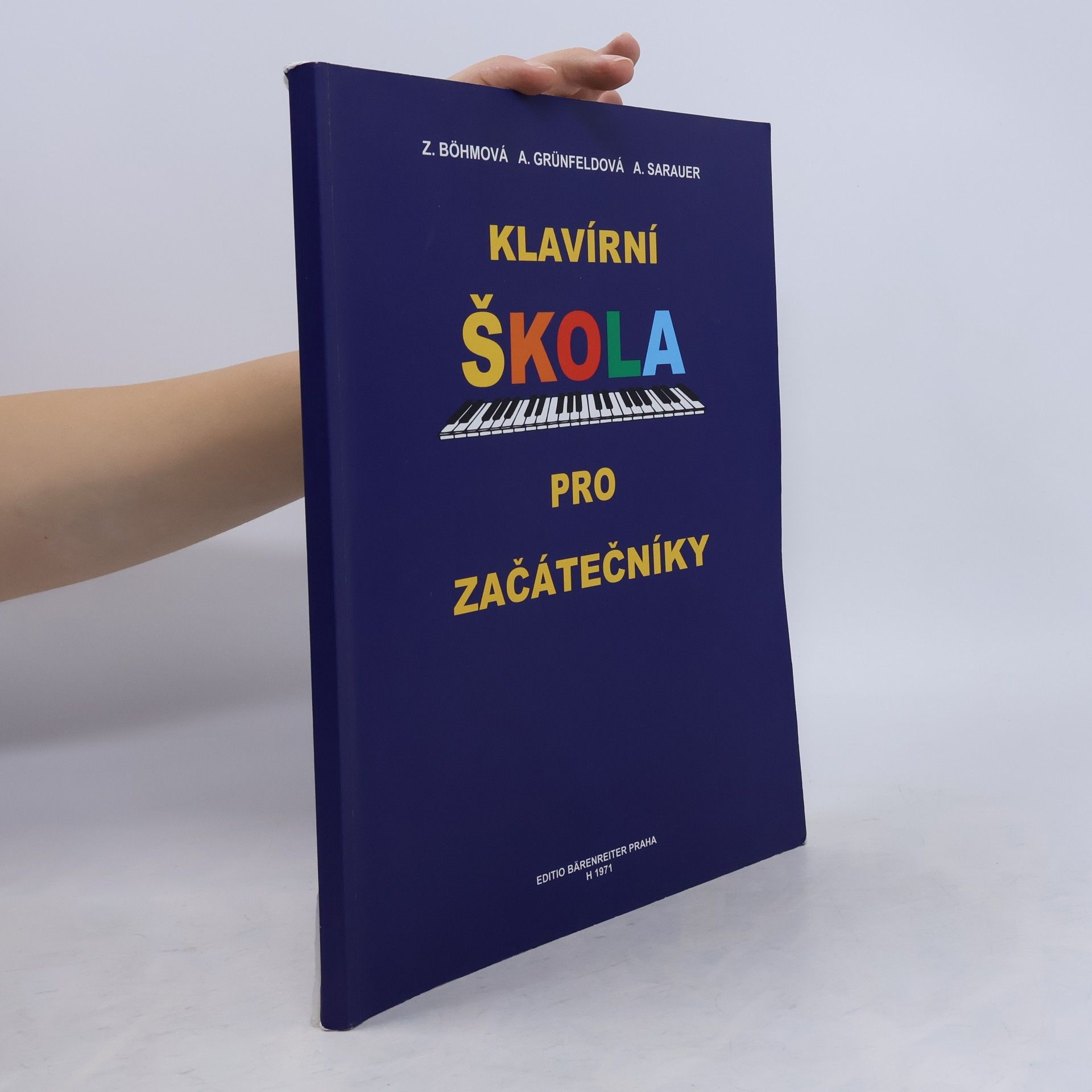Zdeňka Bohmová Klavírní škola pro začátečníky