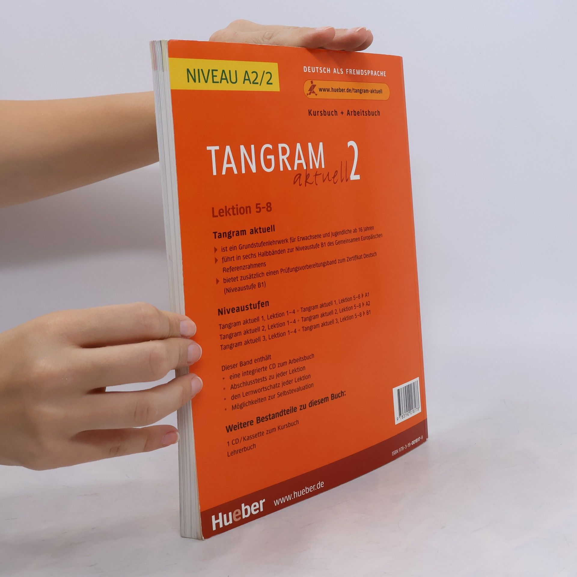 Rosa-Maria Dallapiazza Tangram aktuell : Deutsch als Fremdsprache. 2, Kursbuch + Arbeitsbuch, Lektion 5-8, Niveaustufe A2