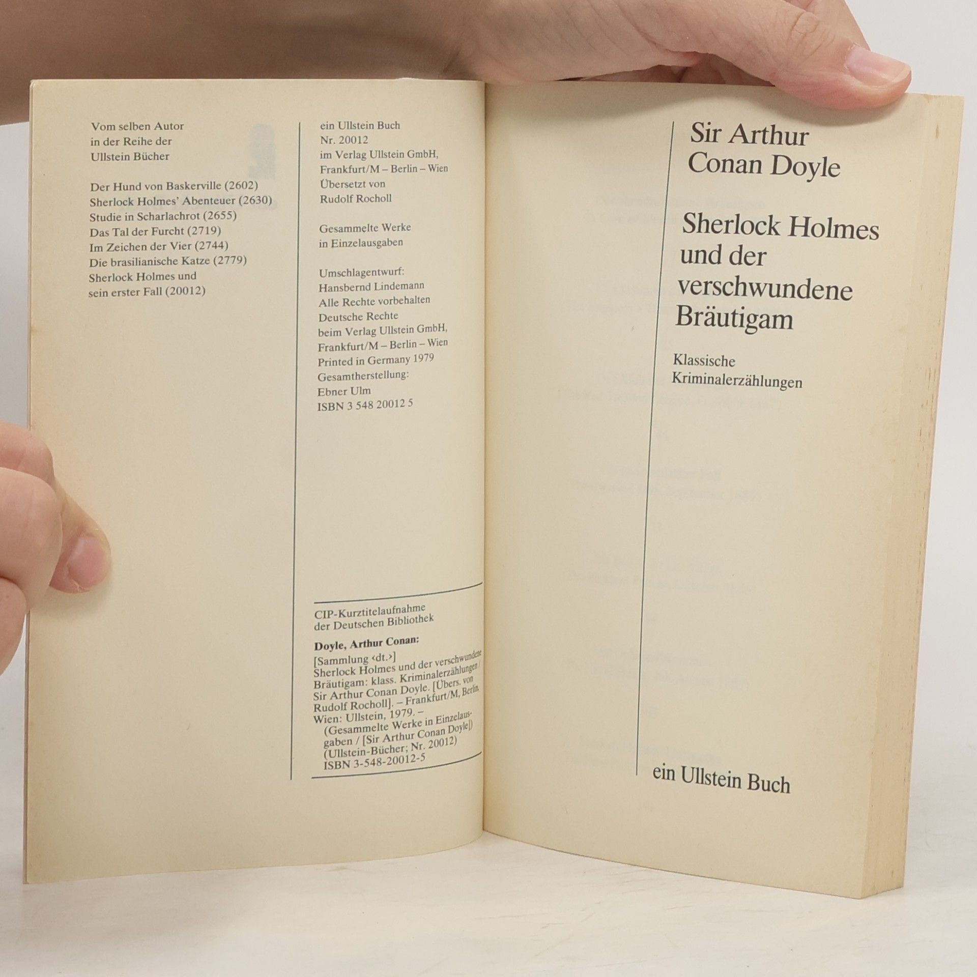 Arthur Conan Doyle Sherlock Holmes und der verschwundene Bräutigam. Klass. Kriminalerzählungen. Hrsg. v. Nino Erne