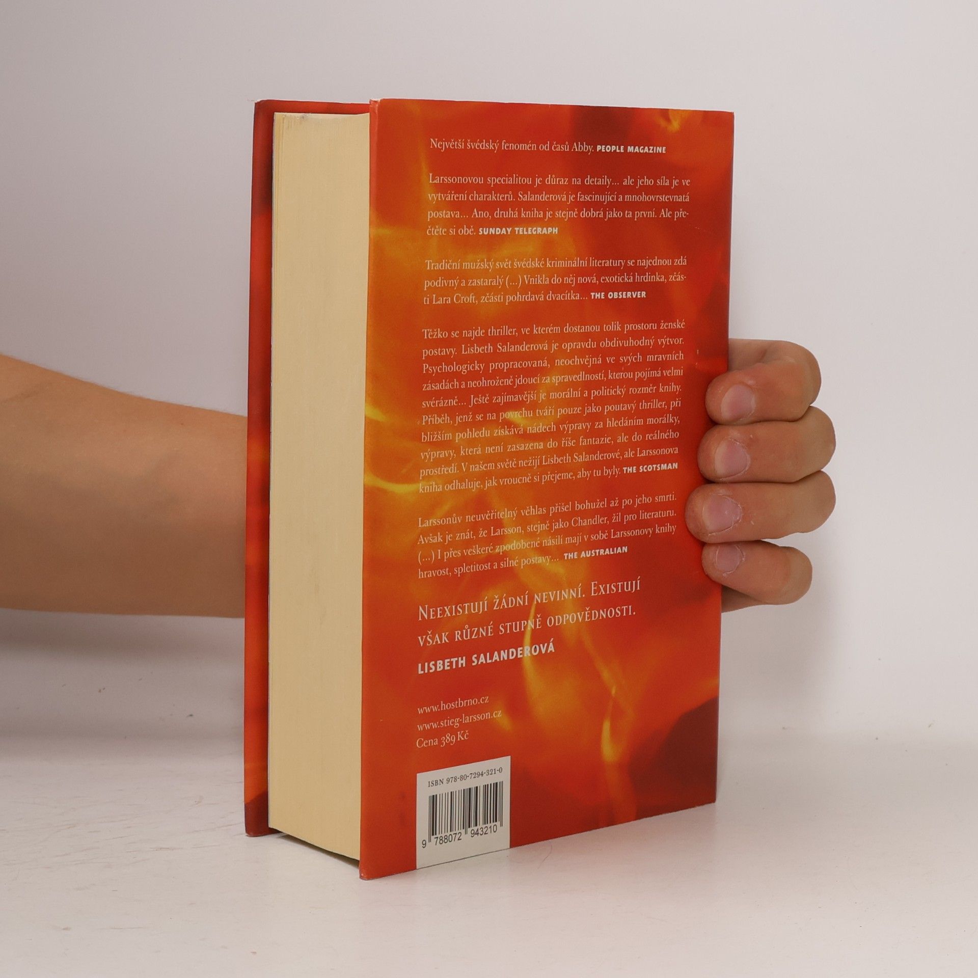 Stieg Larsson Dívka, která si hrála s ohněm