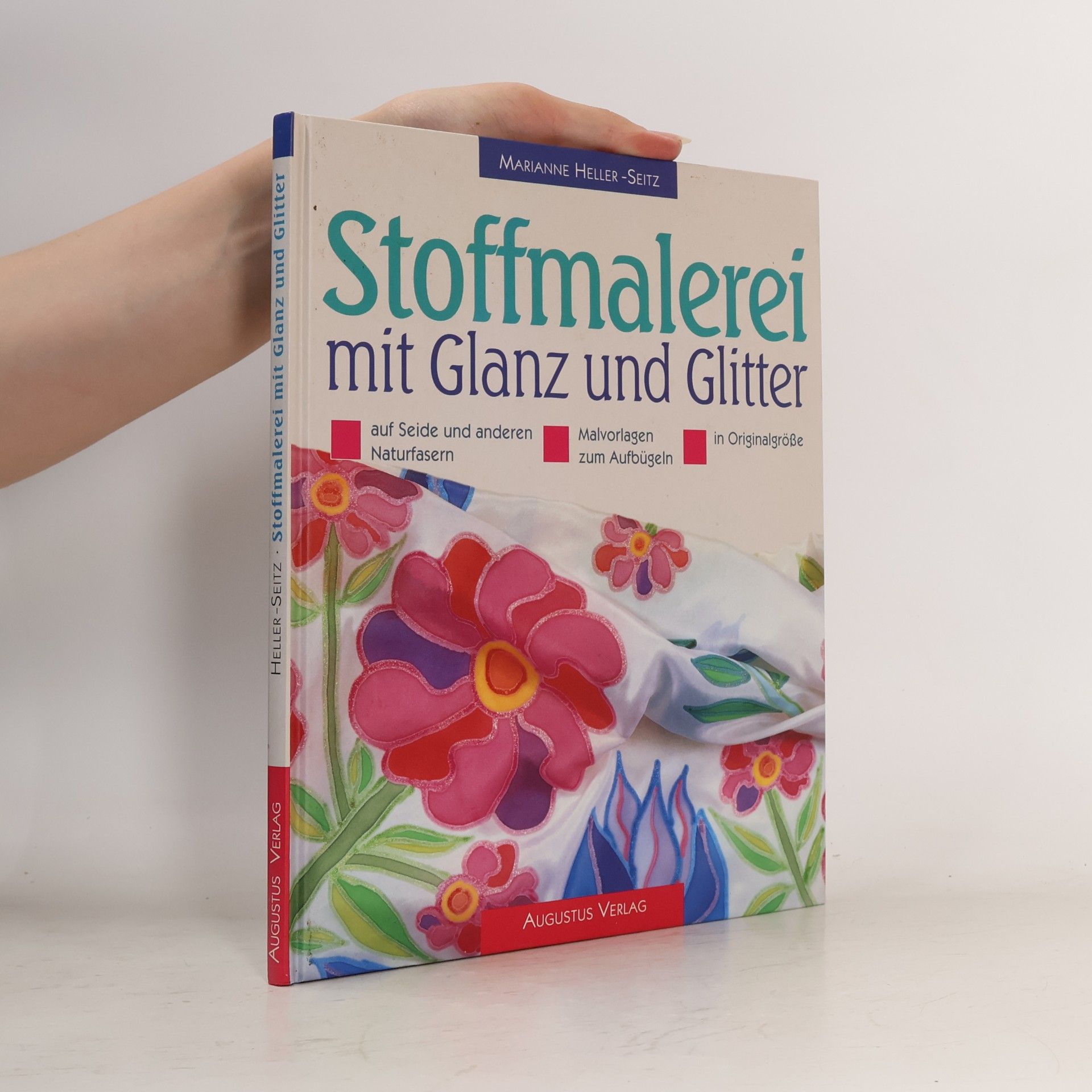 Autores varios Stoffmalerei mit Glanz und Glitter auf Seide und Baumwolle