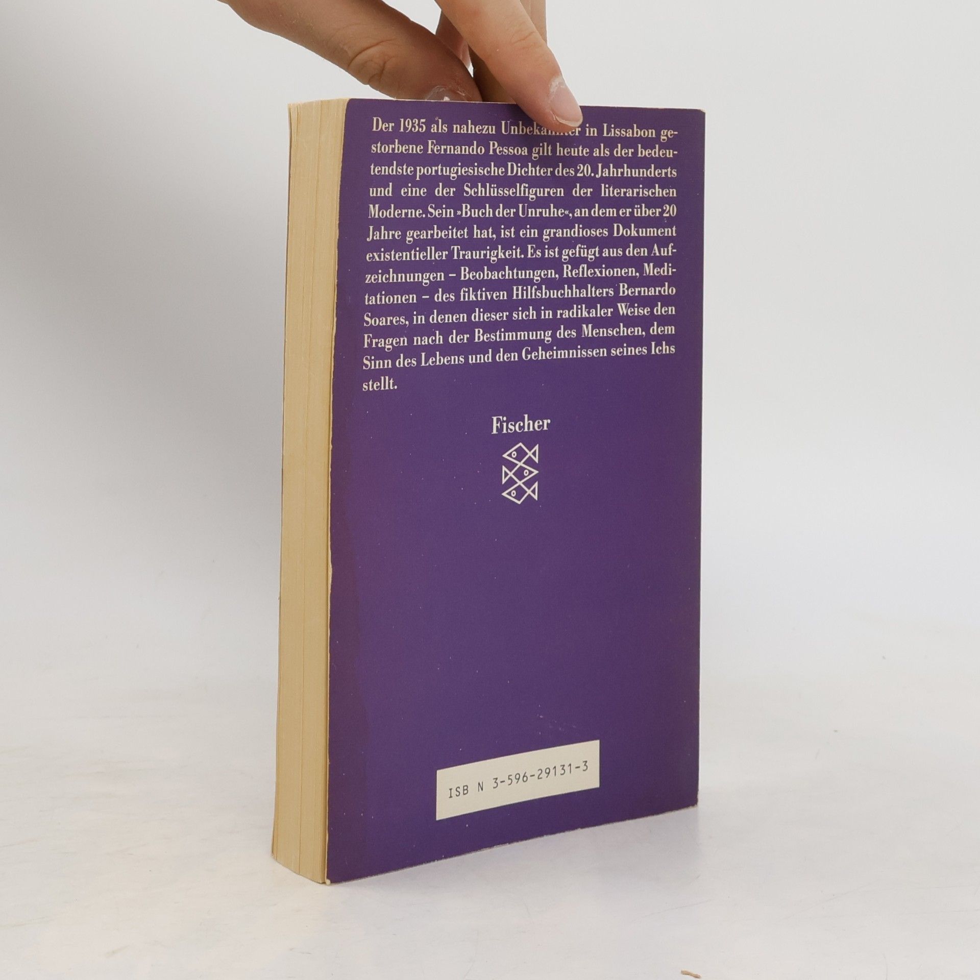Fernando Pessoa Das Buch der Unruhe des Hilfsbuchhalters Bernardo Soares