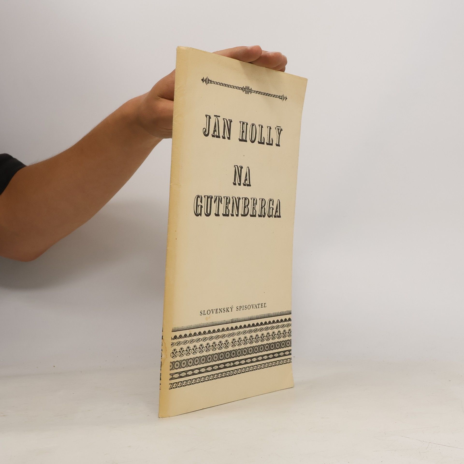 Ján Hollý Na Gutenberga.