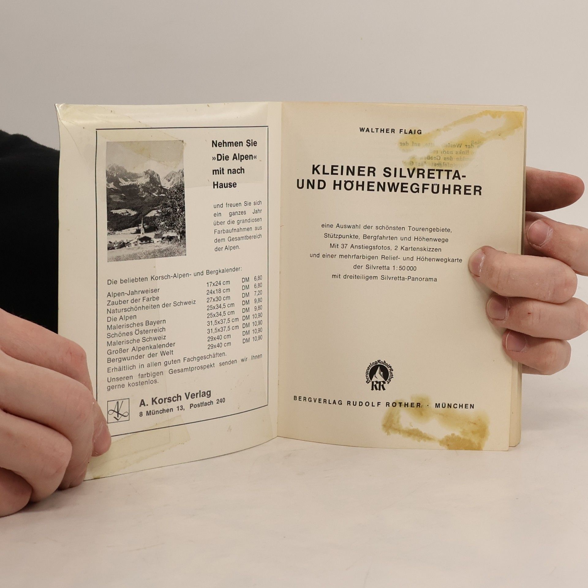 Günther Flaig Kleiner Silvretta- und Höhenwegführer