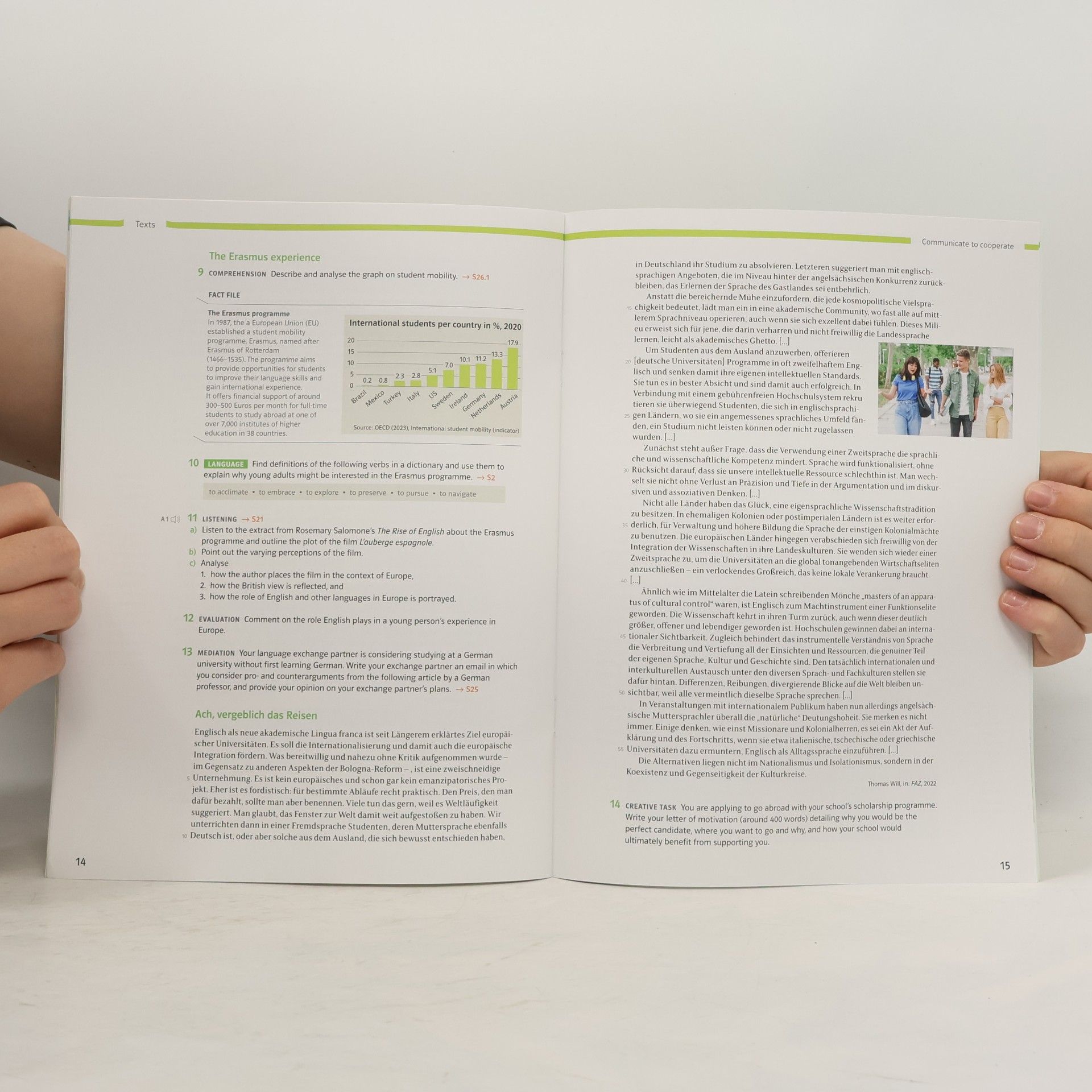Klett Ernst /Schulbuch Green Line Oberstufe. Update 3 Communicate to cooperate (Paket mit 10 Heften) Klasse 11/12 (G8), Klasse 12/13 (G9)