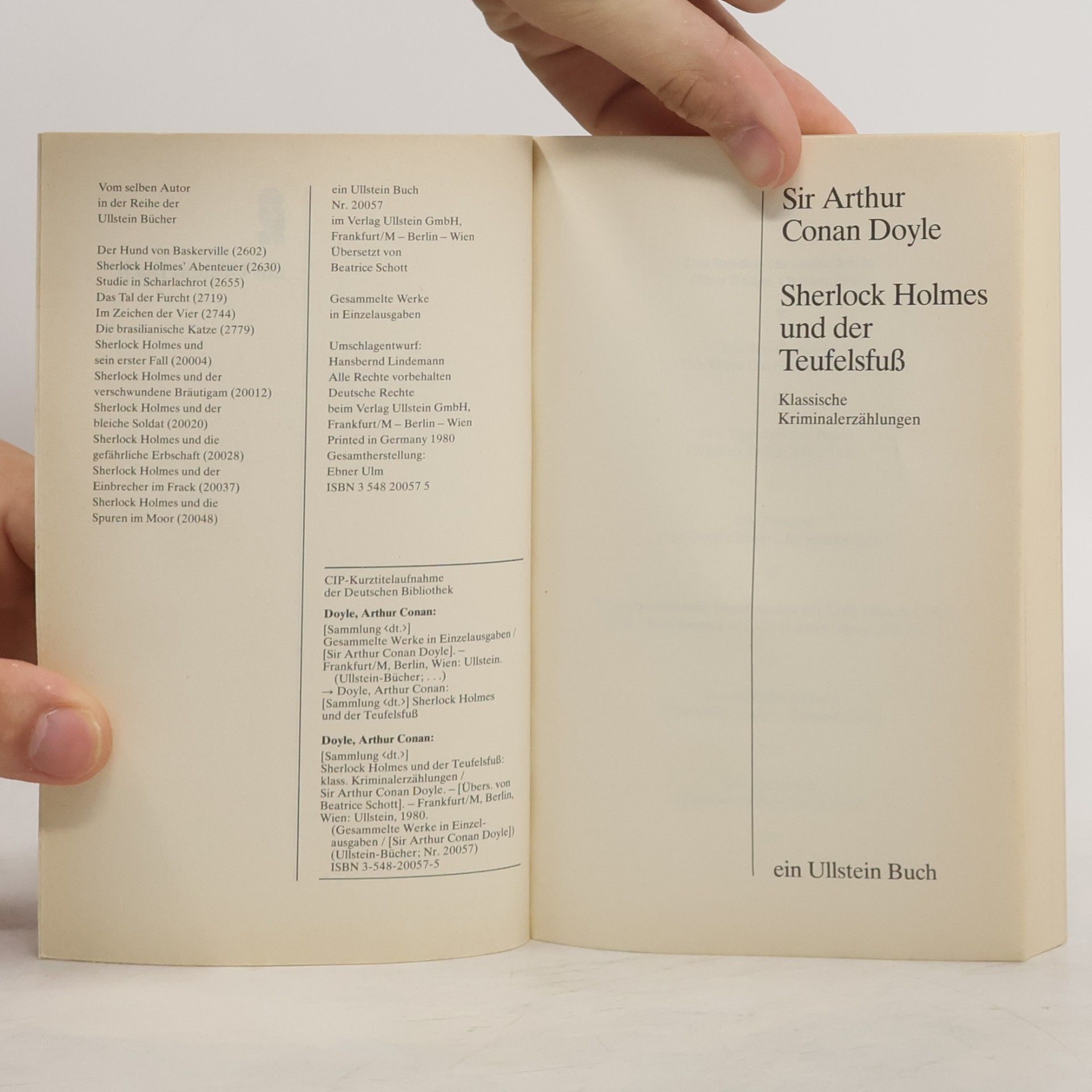 Arthur Conan Doyle Sherlock Holmes und der Teufelsfuß. Klass. Kriminalerzählungen