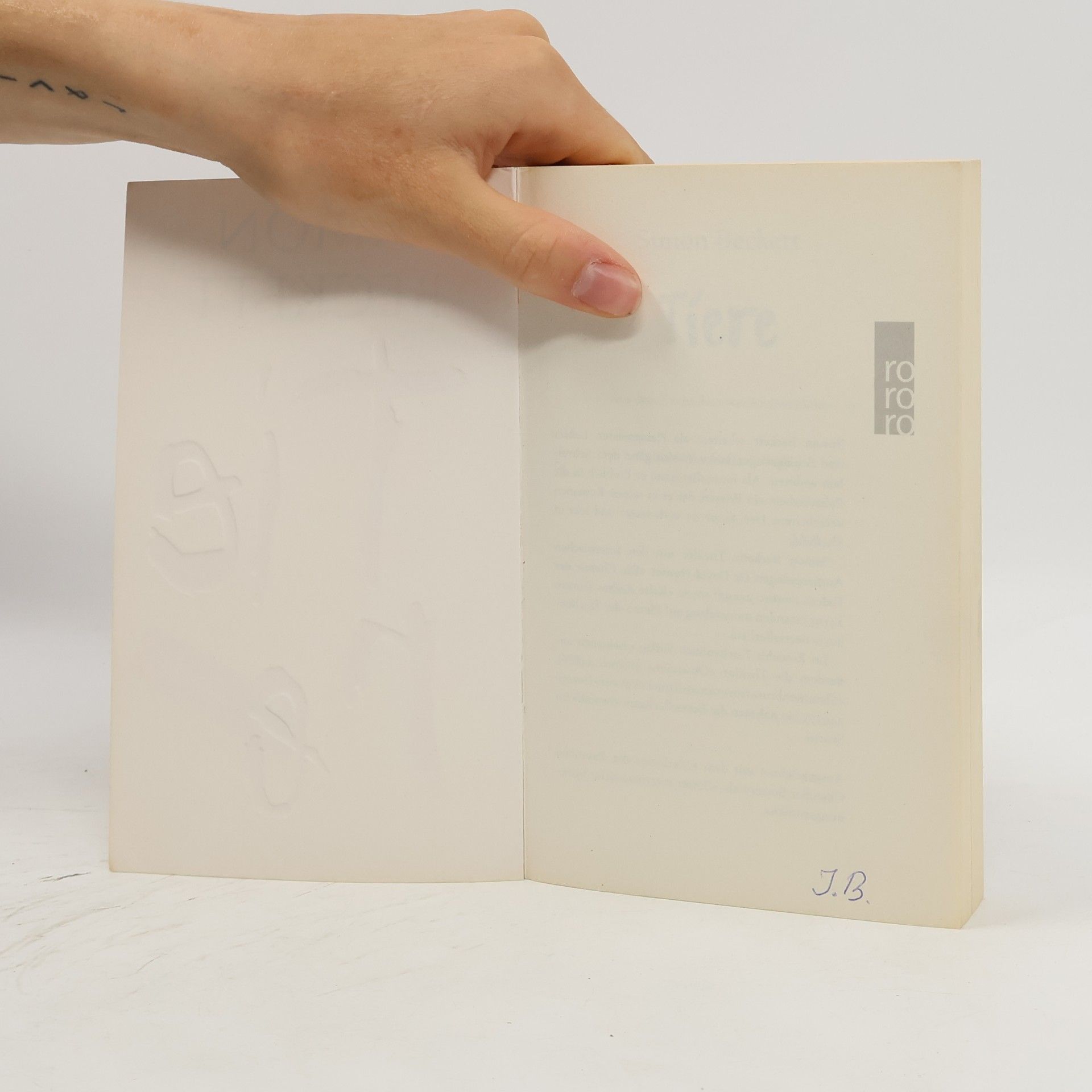 Simon Beckett Tiere