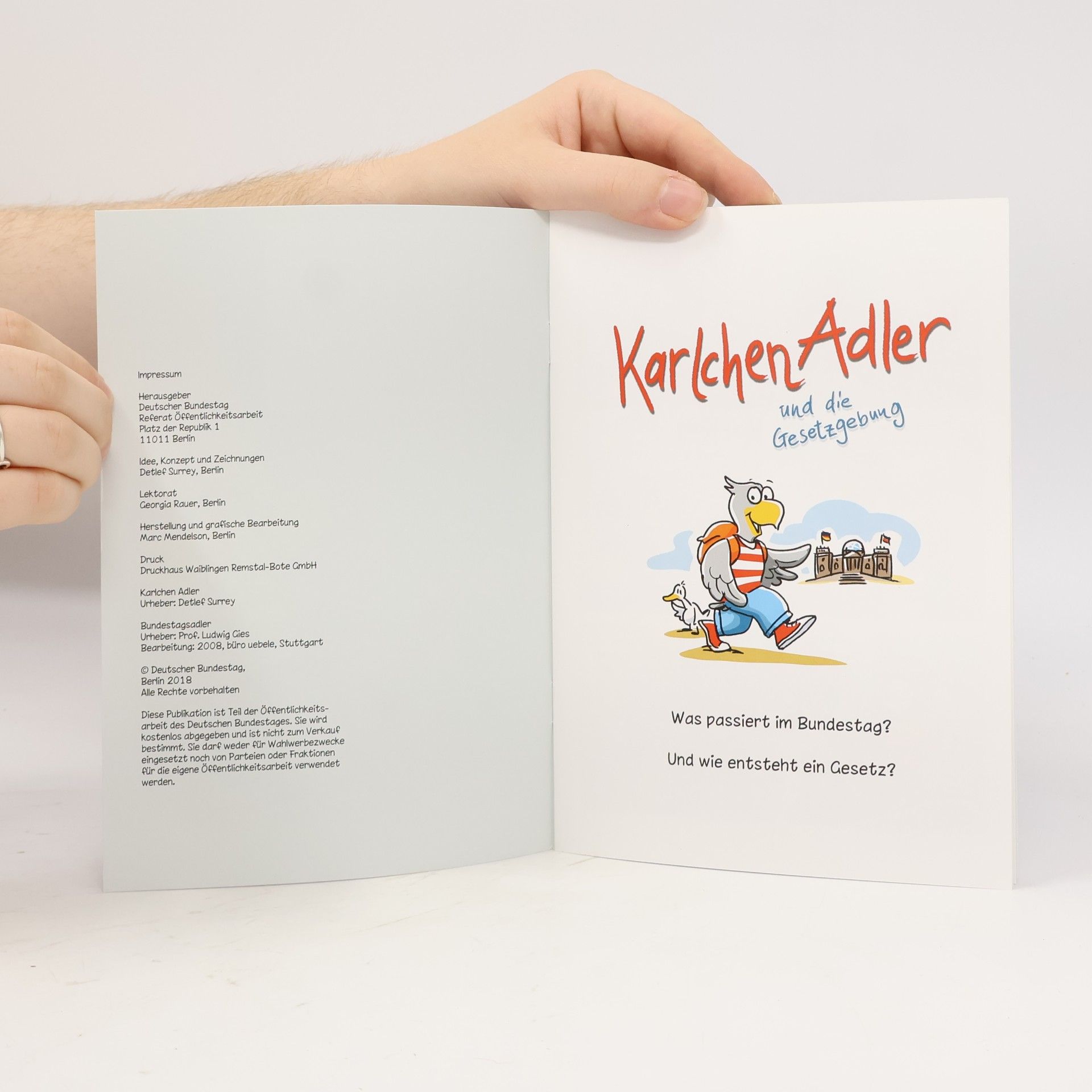 Autorenkollektiv Karlchen Adler und die Gesetzgebung
