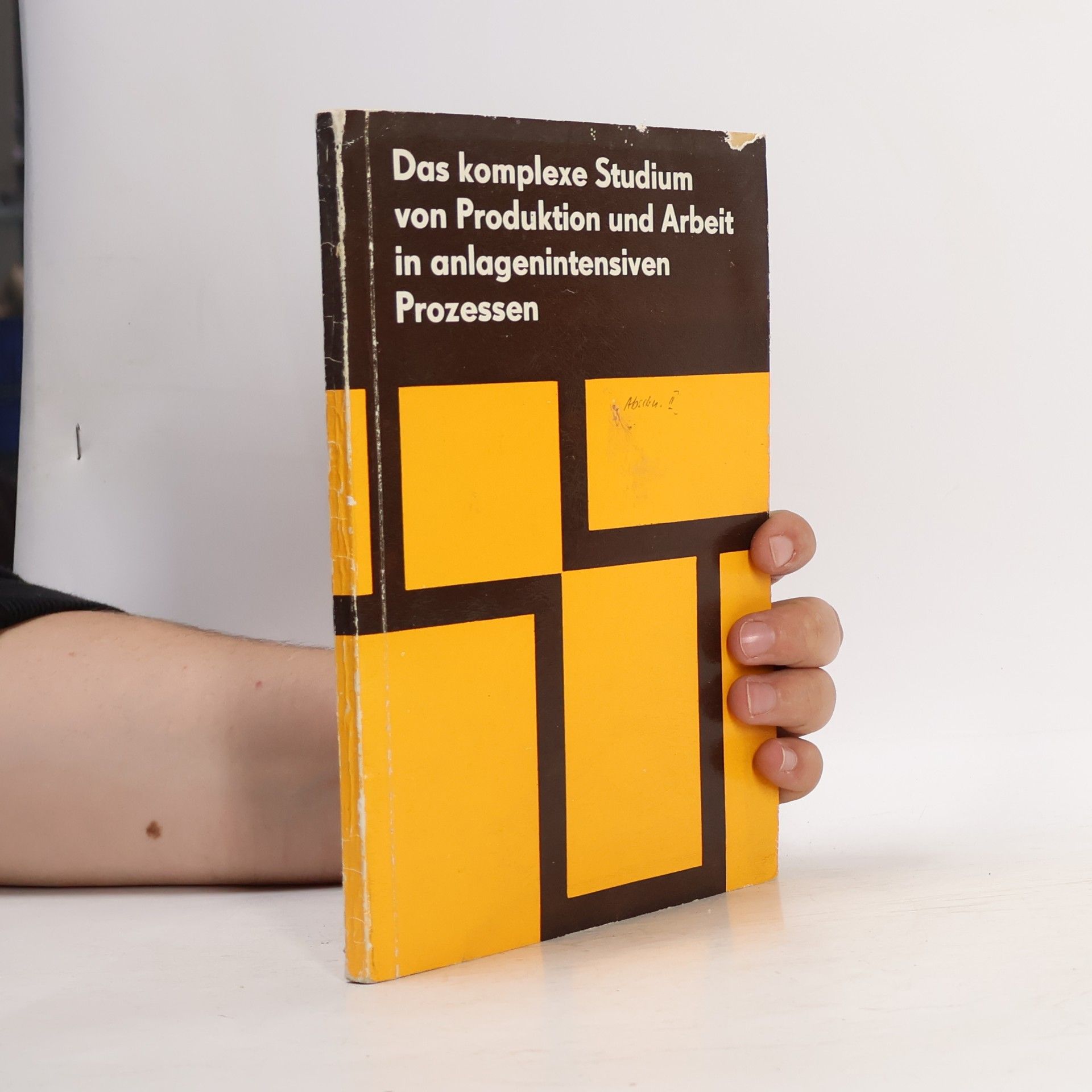 Various authors Das komplexe Studium von Produktion und Arbeit in anlagenintensiven Prozessen
