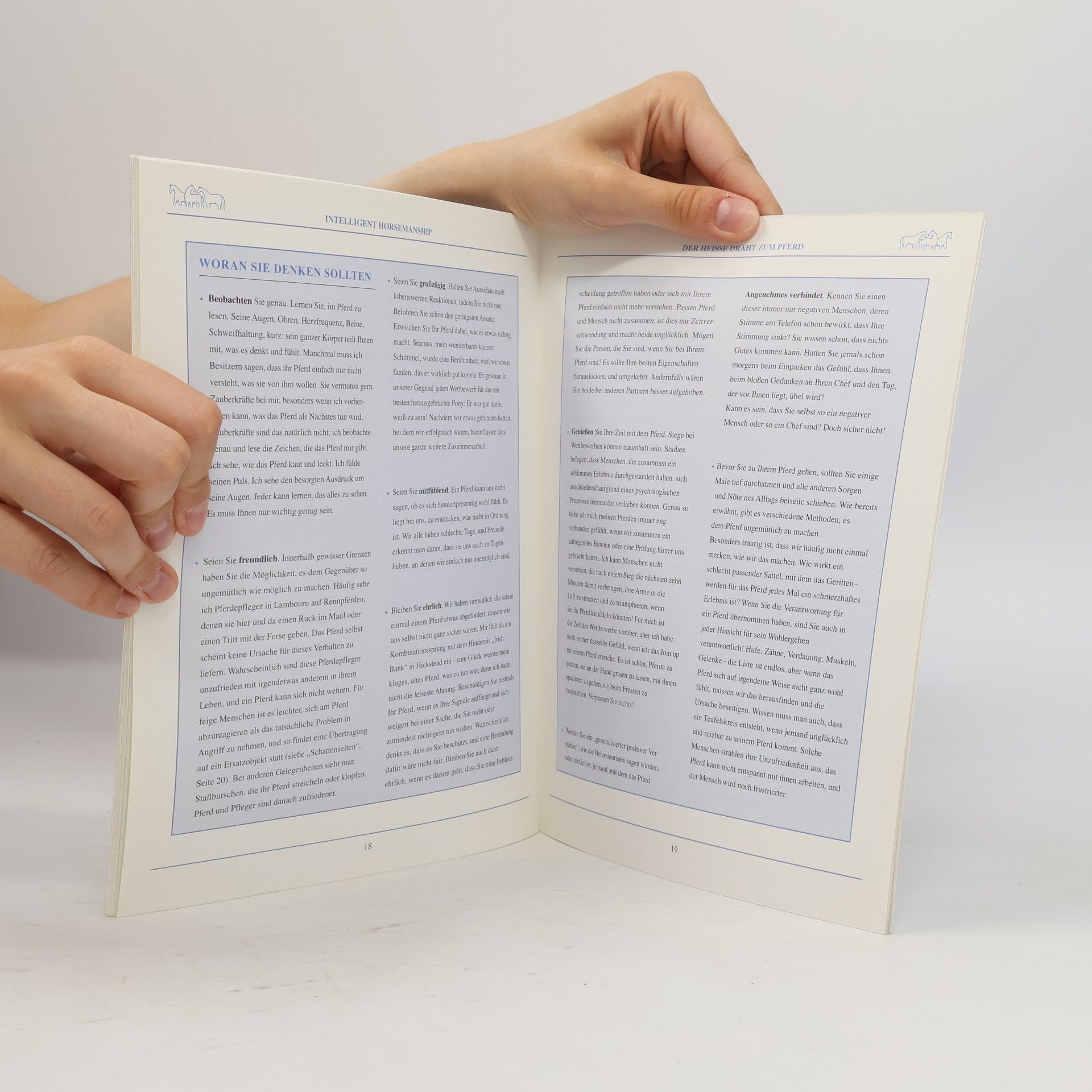Kelly Marks Cadmos Fotoratgeber: Der heisse Draht zum Pferd