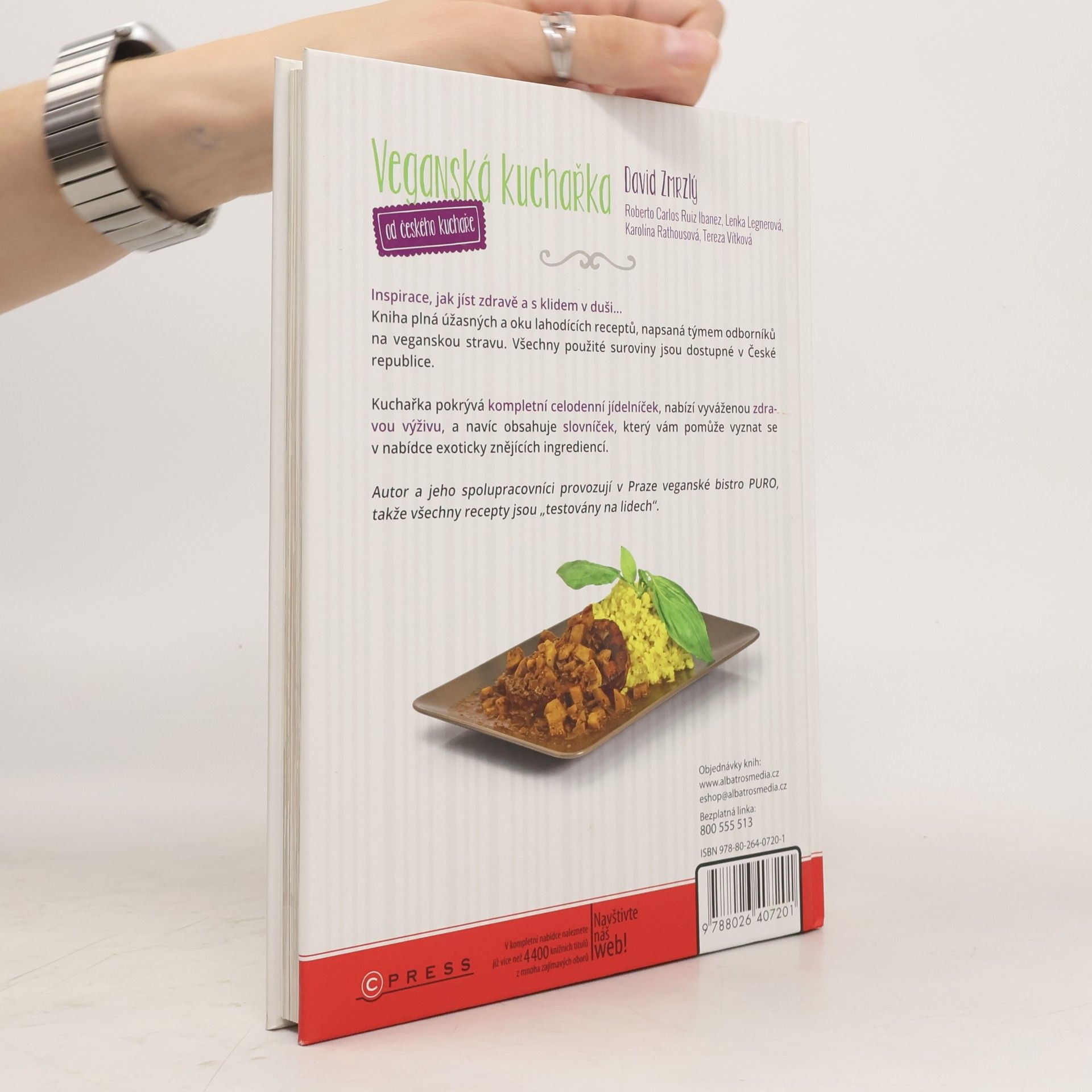 David Zmrzlý Veganská kuchařka: Od českého kuchaře