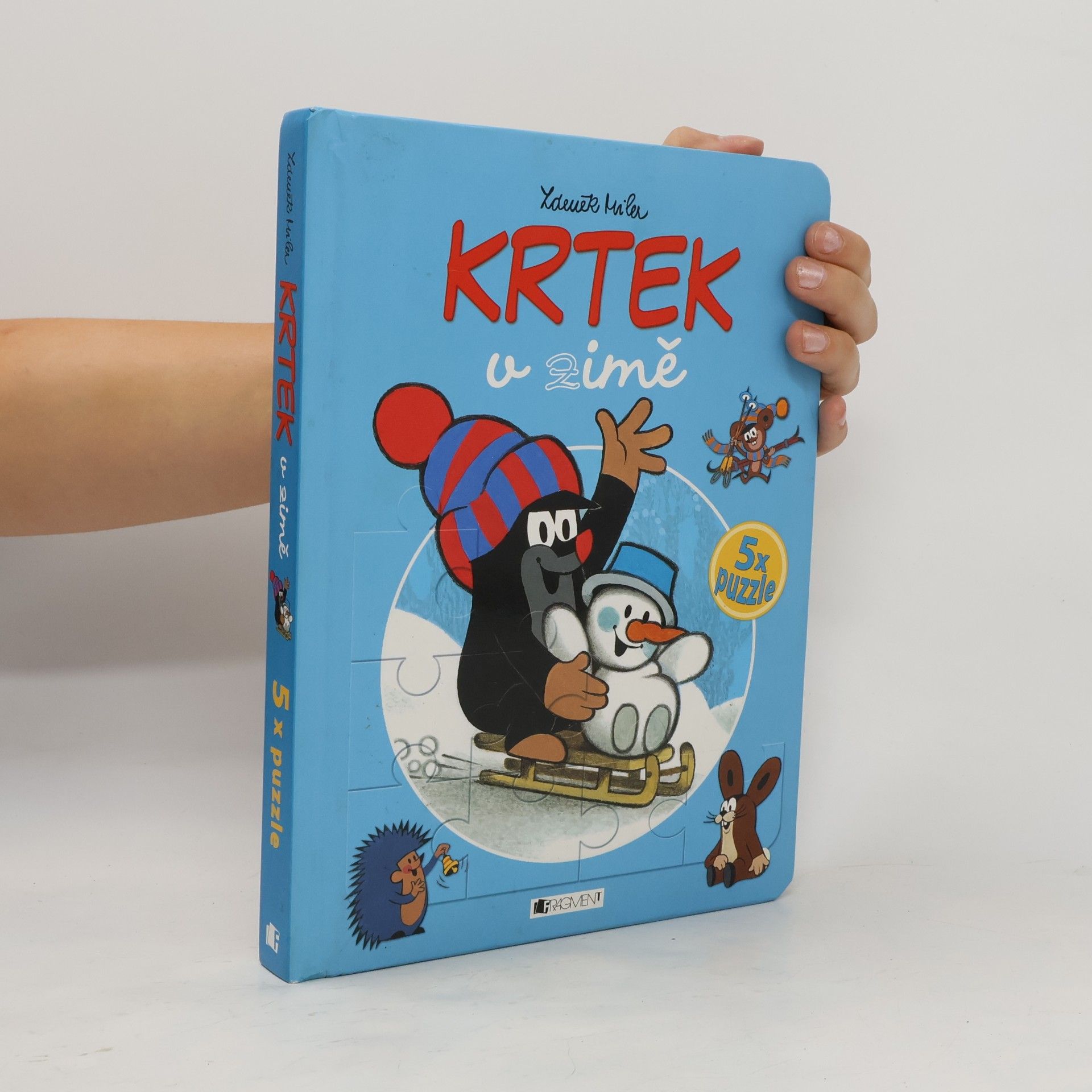 Zdeněk Miler Krtek v zimě (puzzle uvnitř)