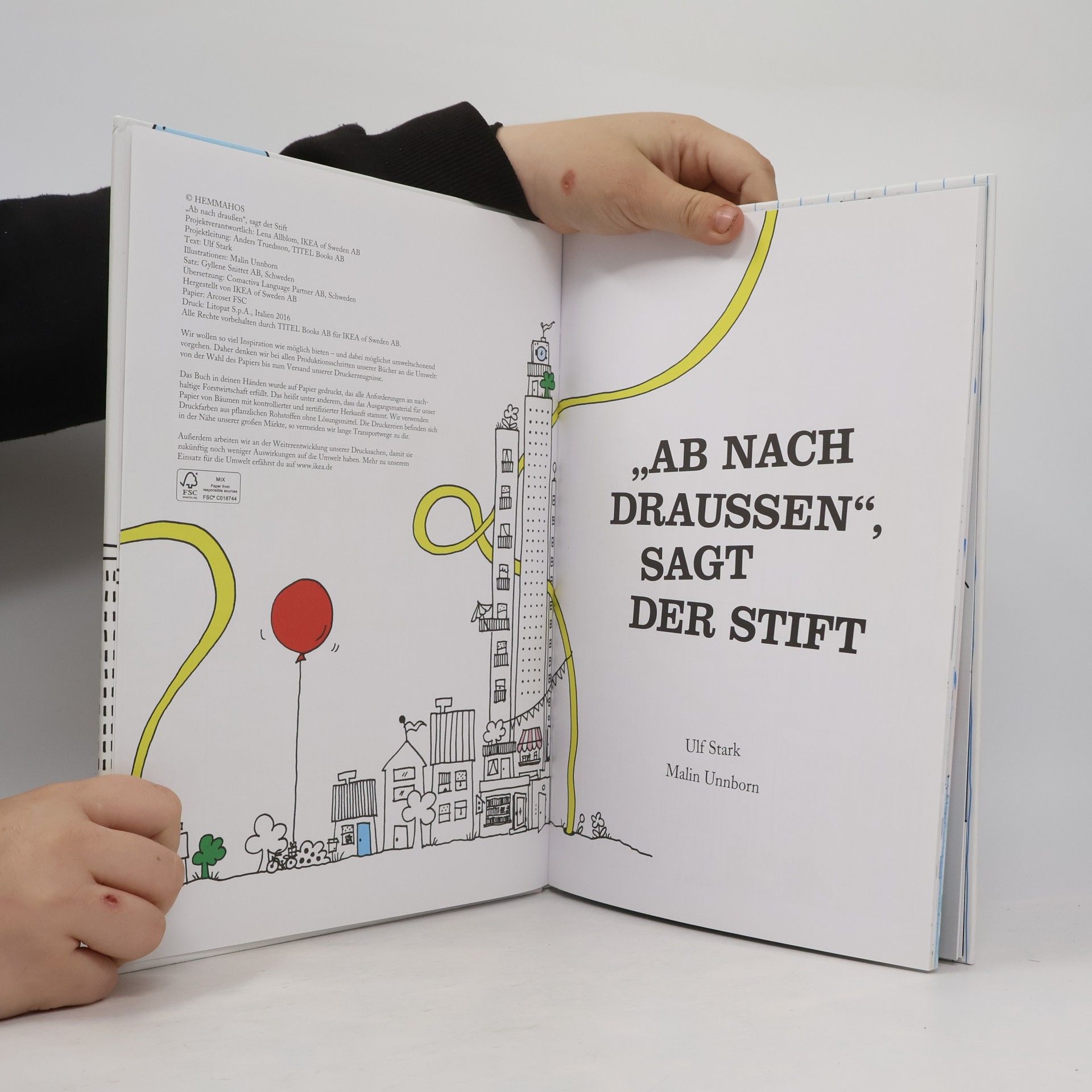 Ulf Stark "Ab nach draussen" Sagt der Stift