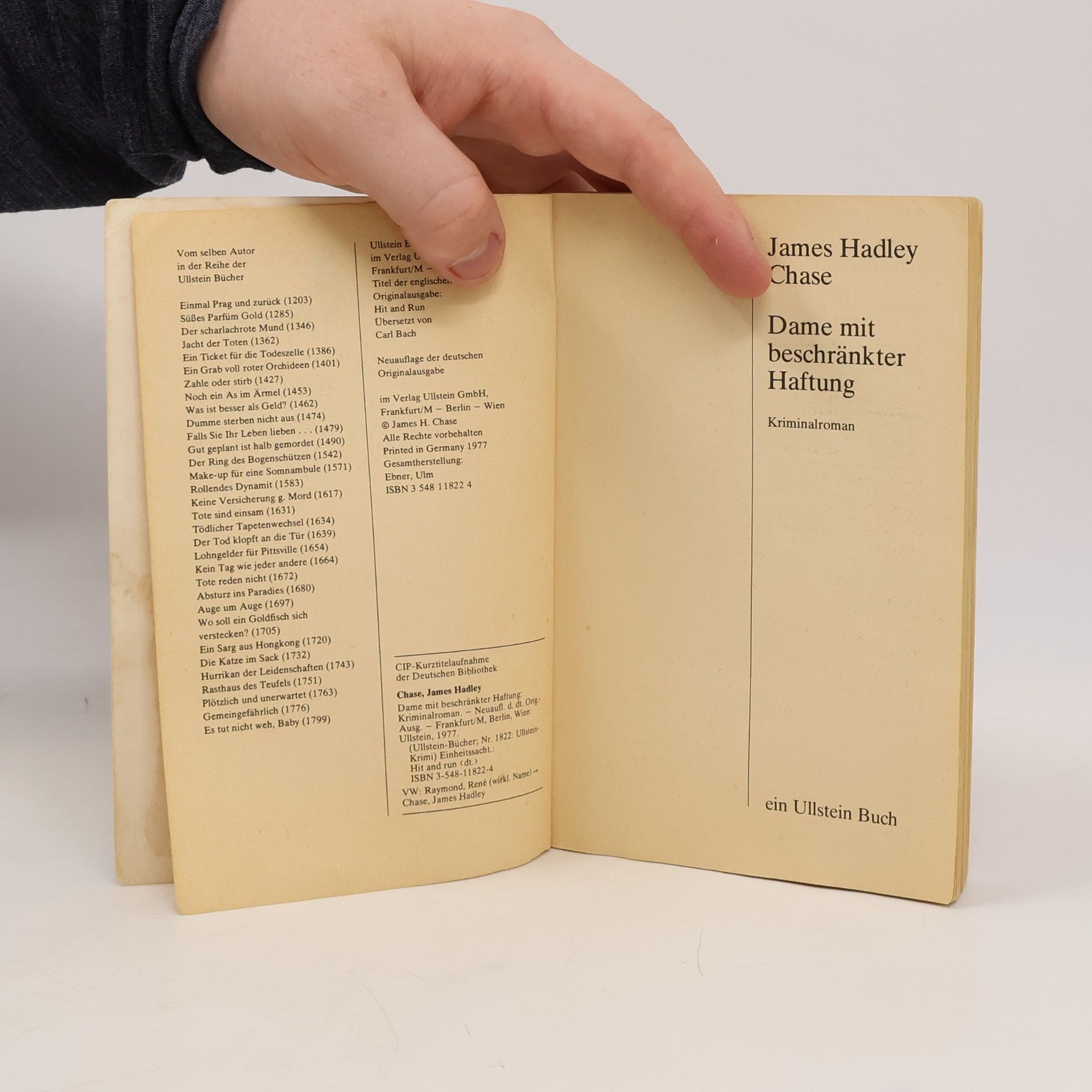James Hadley Chase Dame mit beschränkter Haftung