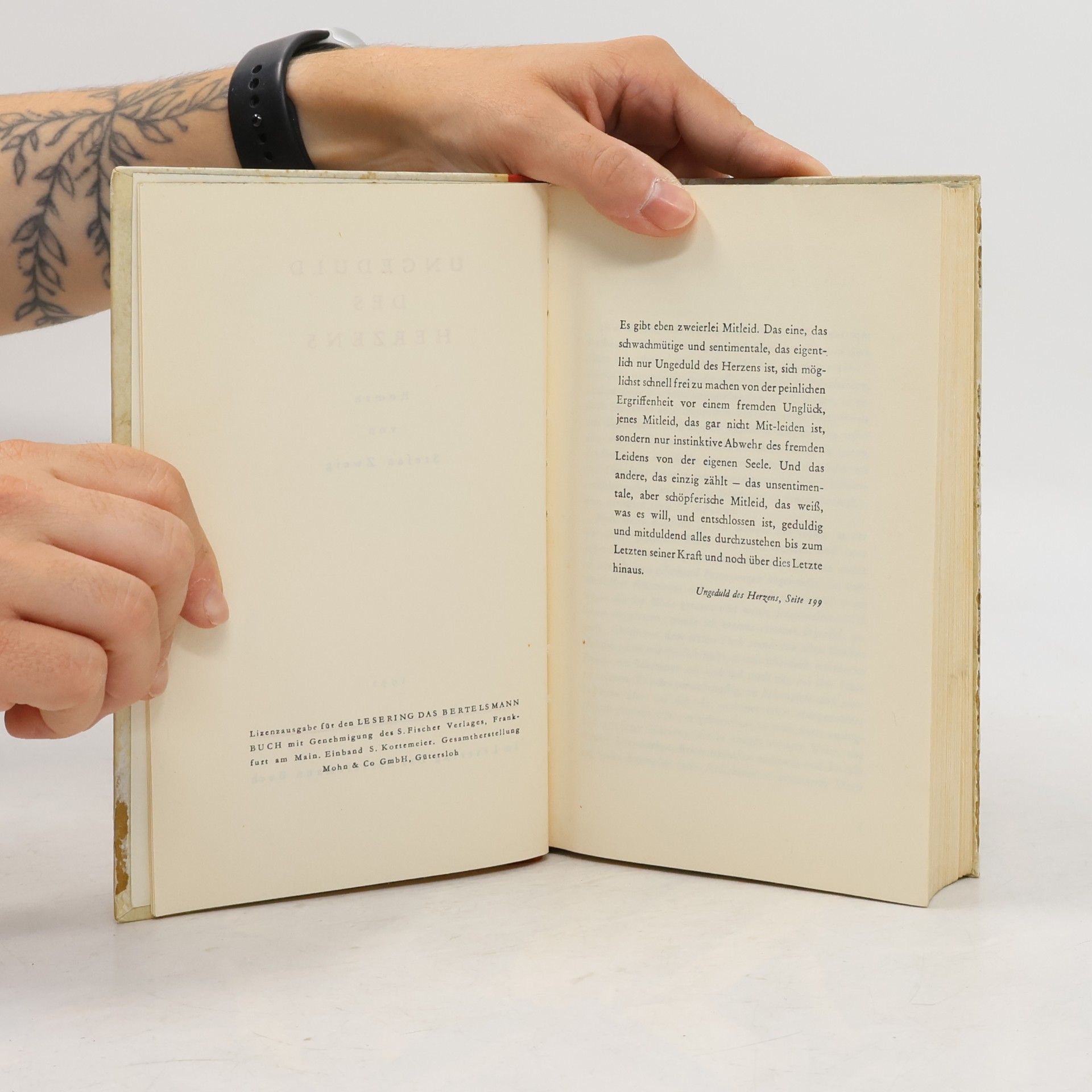 Stefan Zweig Ungeduld des Herzens
