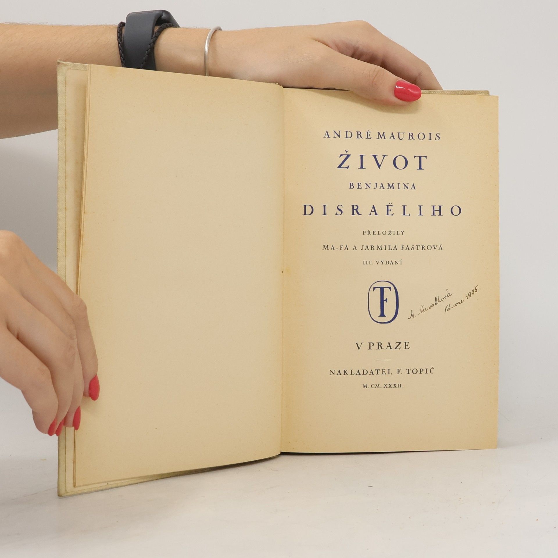 André Maurois Život Benjamina Disraëliho