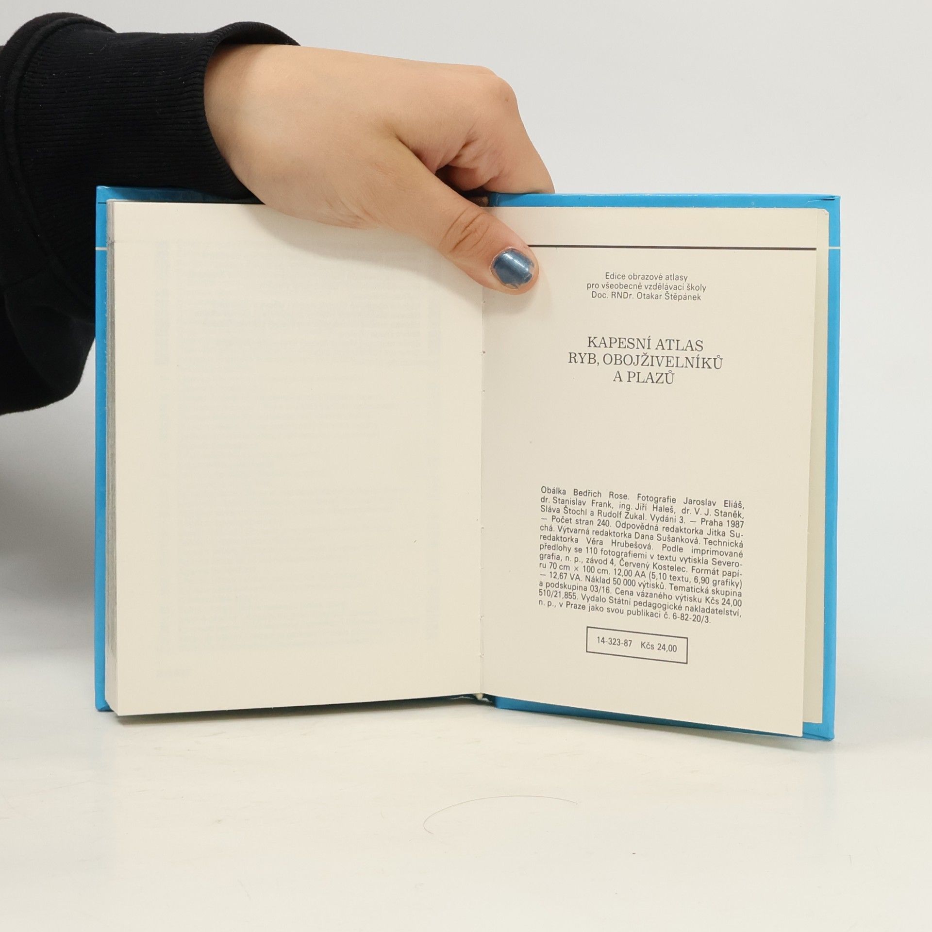Otakar Štěpánek Kapesní atlas ryb, obojživelníků a plazů