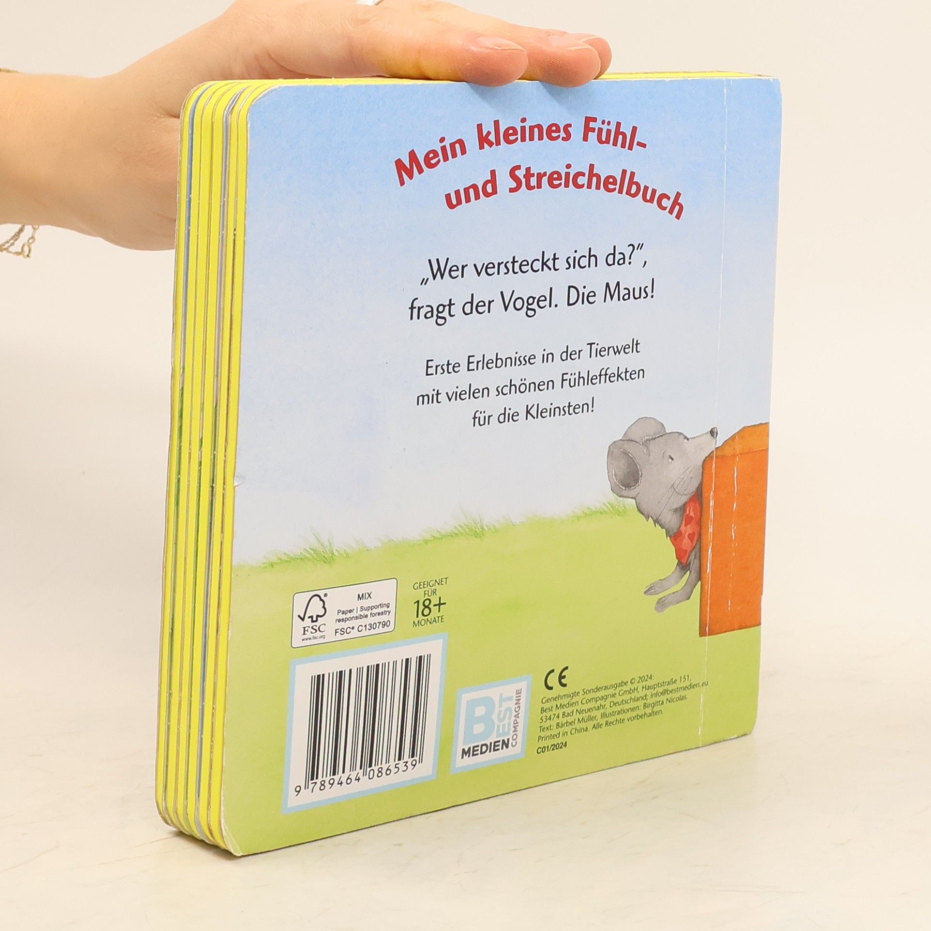 Bärbel Müller Mein kleines Fühl- und Streichelbuch Tiere