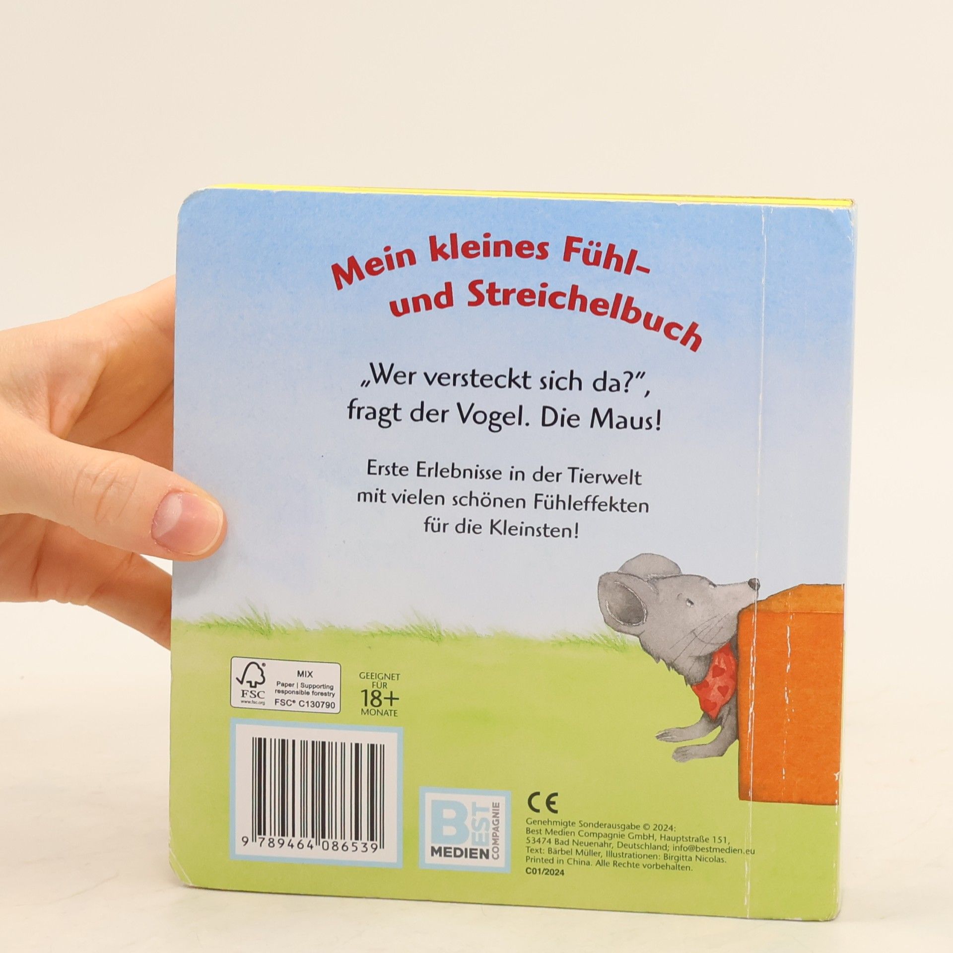 Bärbel Müller Mein kleines Fühl- und Streichelbuch Tiere